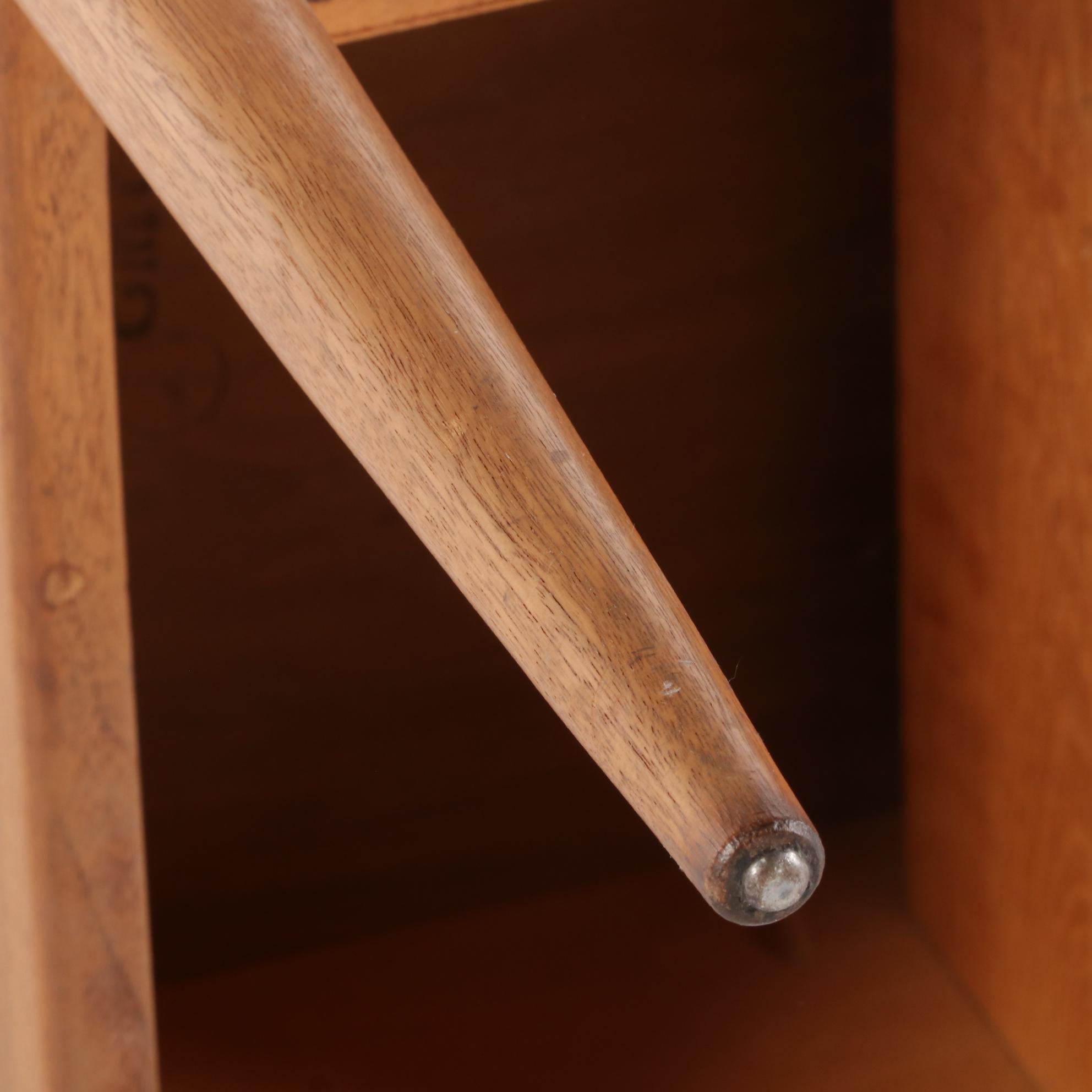 Pair of Hekman Mid Century Modern Walnut Side Tables