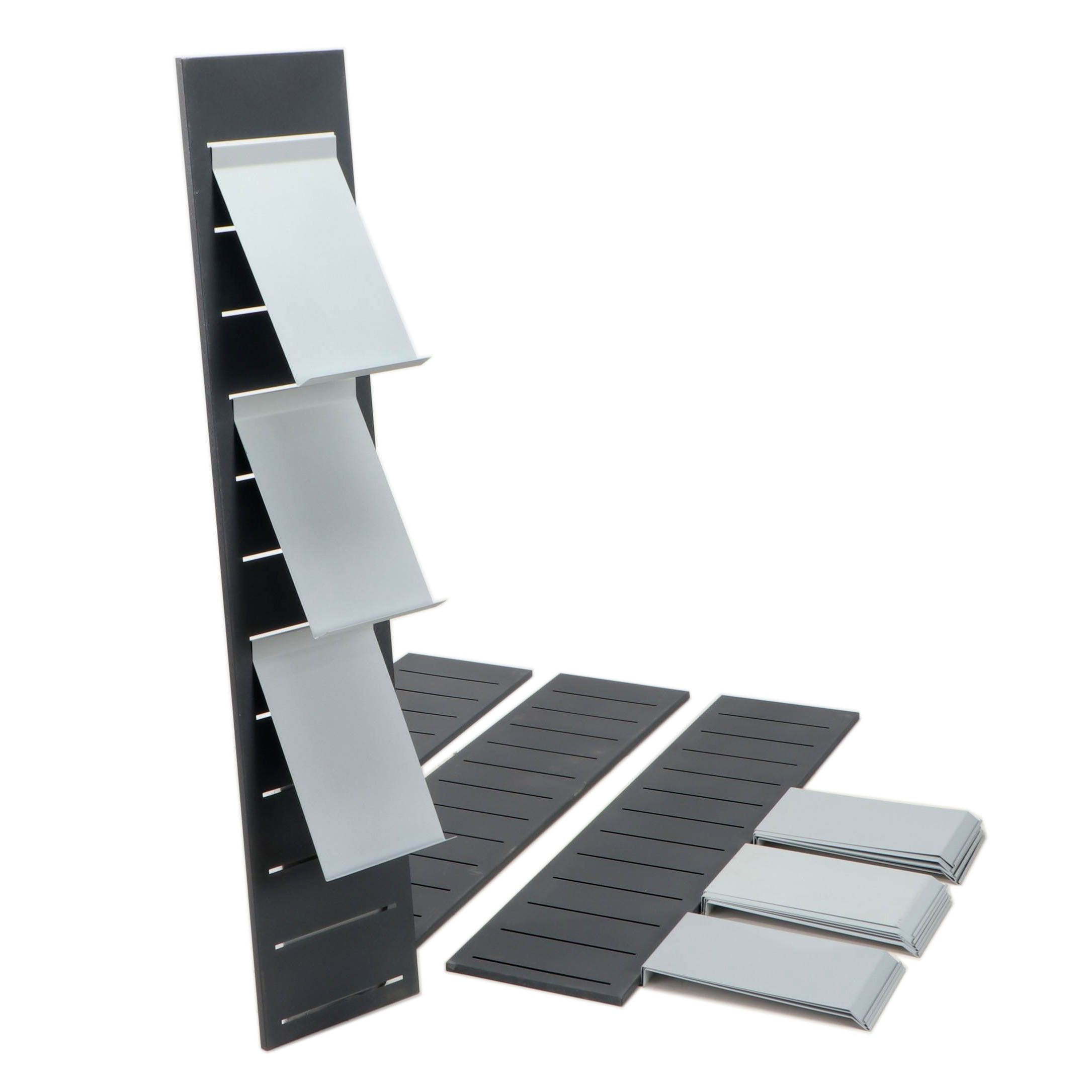 Contemporary Metal Wall-Mounted Magazine Racks