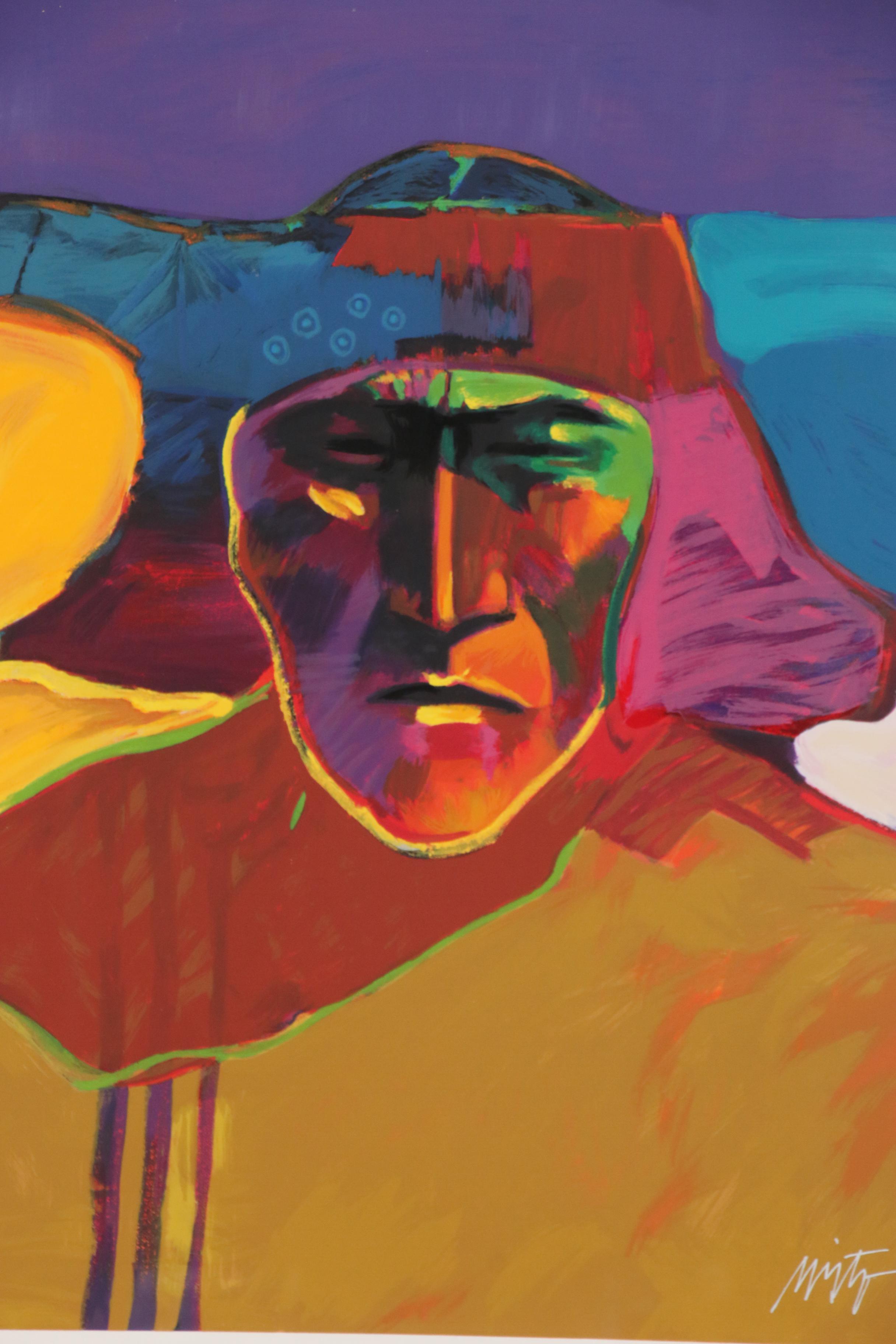 John Nieto Portrait Serigraph