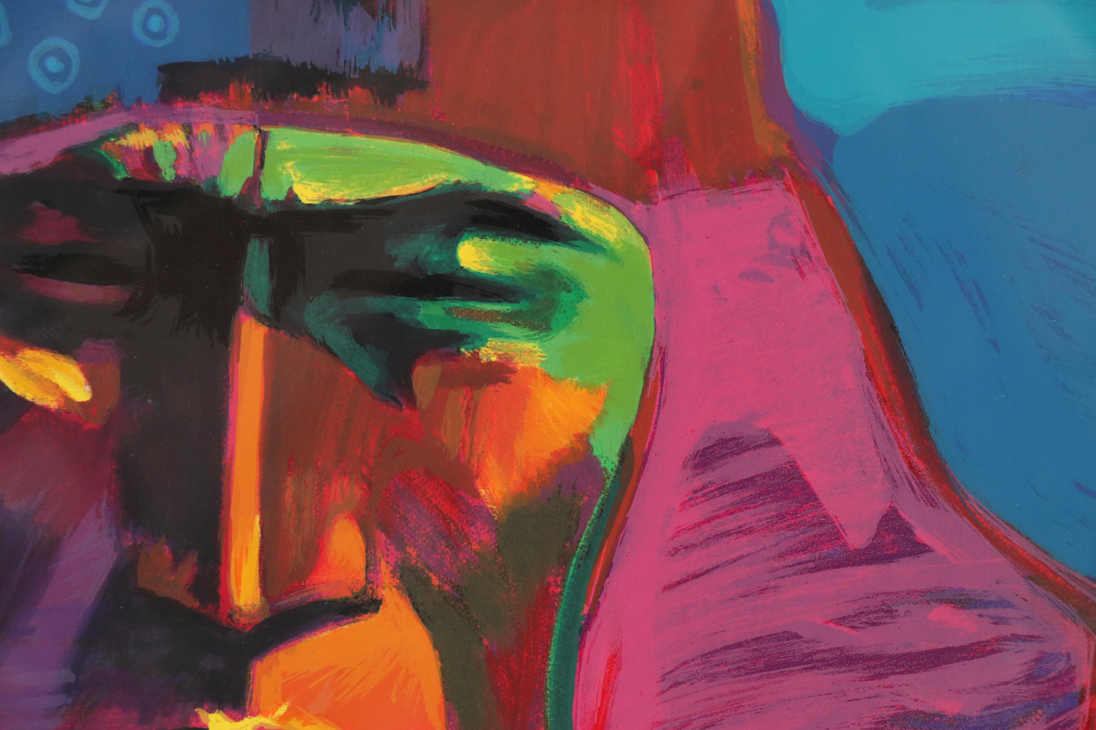 John Nieto Portrait Serigraph