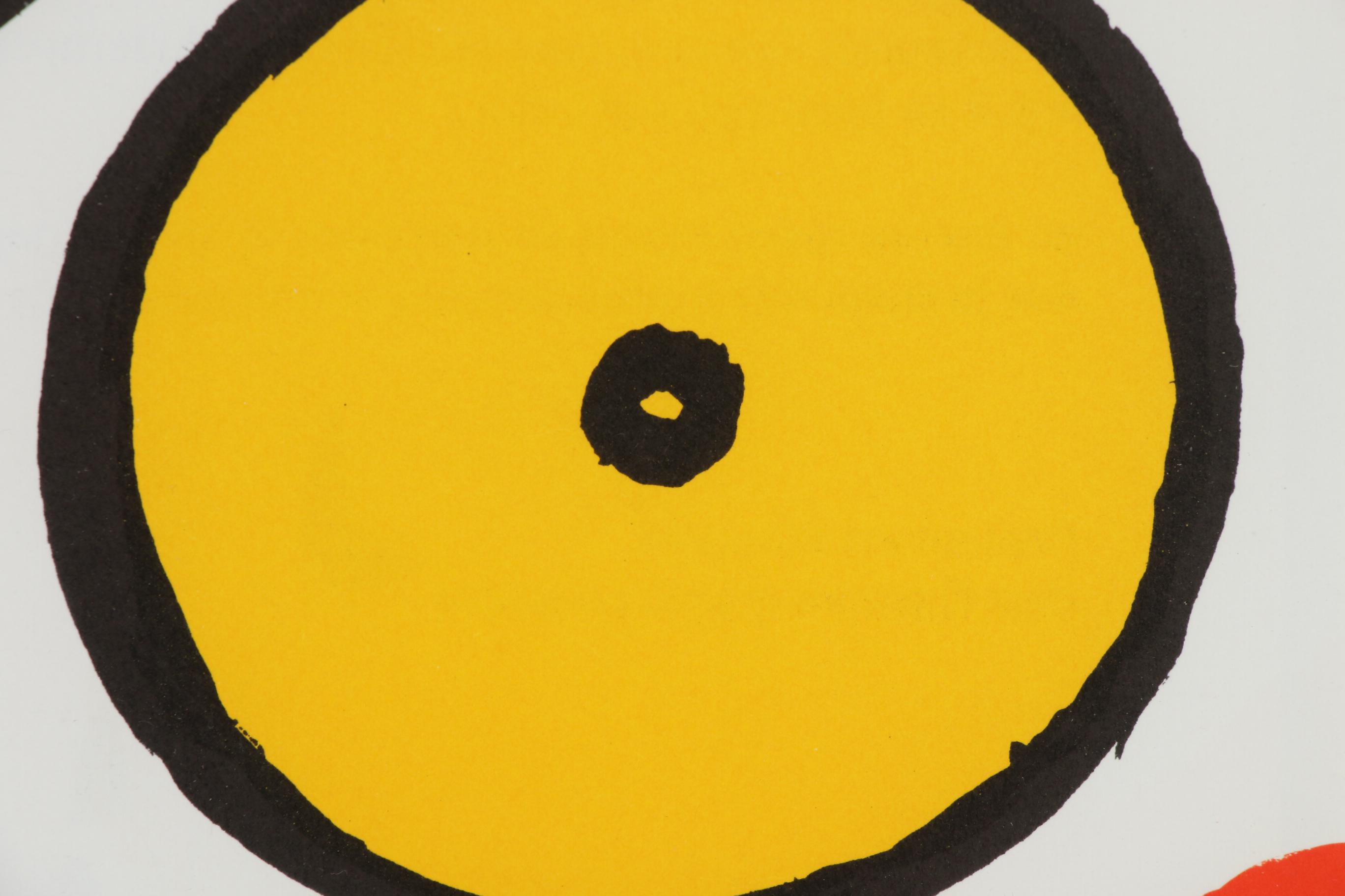 Alexander Calder Double-Page Color Lithograph for "Derrière le Miroir", 1976