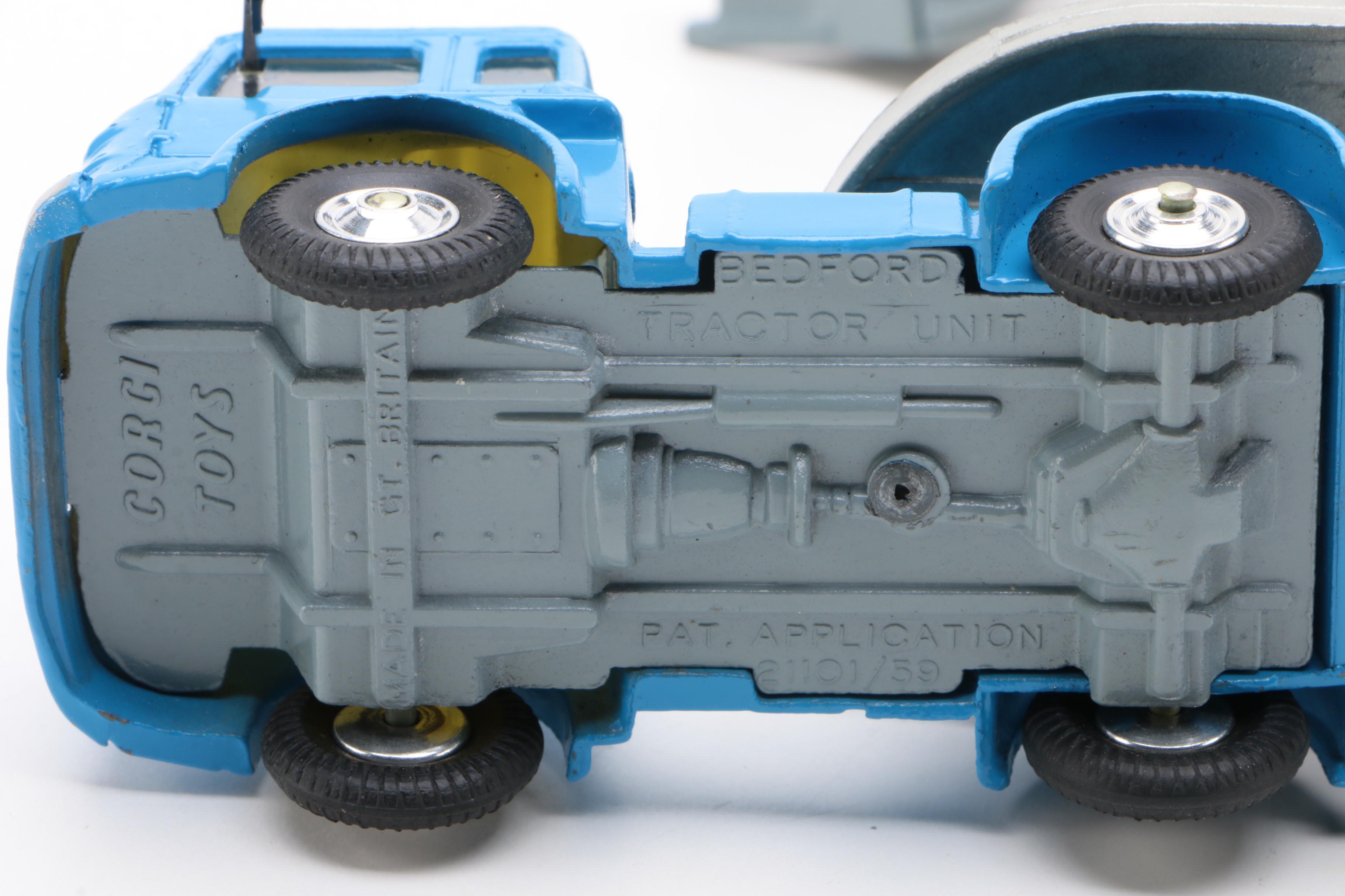 Corgi Toys Machinery Carrier with Bedford Tractor Gift Set #27 in Box, 1960s