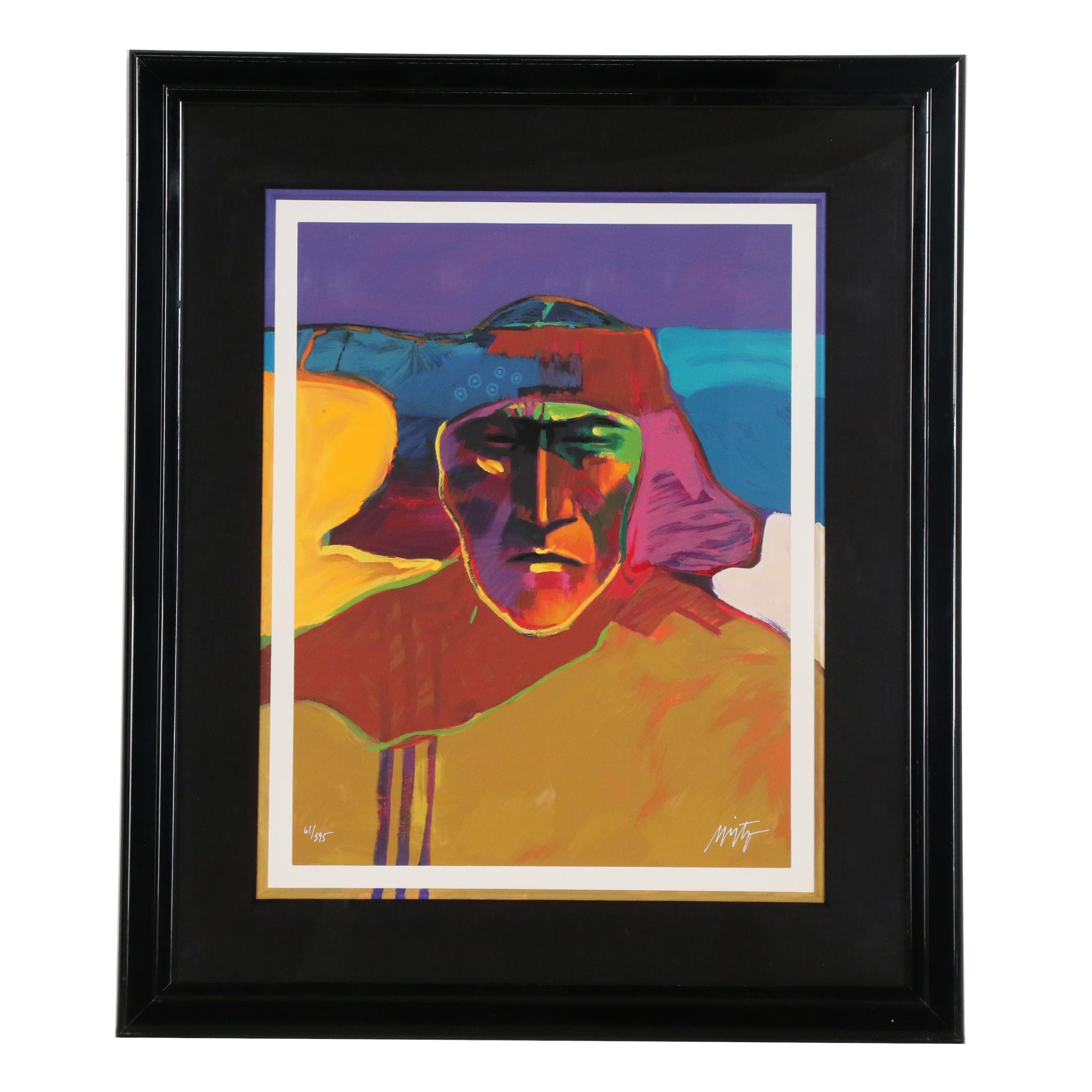 John Nieto Portrait Serigraph