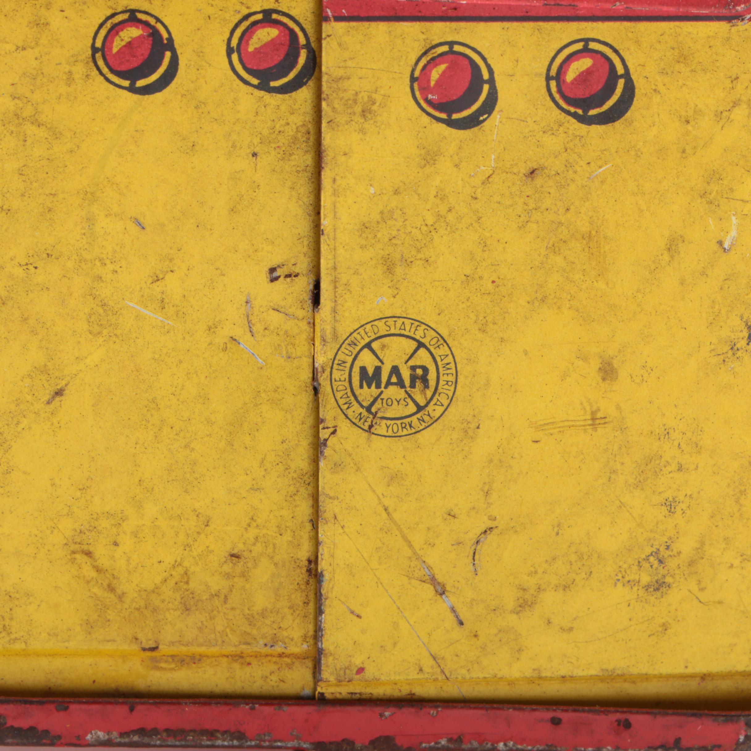 Marx Tin Lithograph Livestock Transport Company Dodge Toy Truck, 1950s