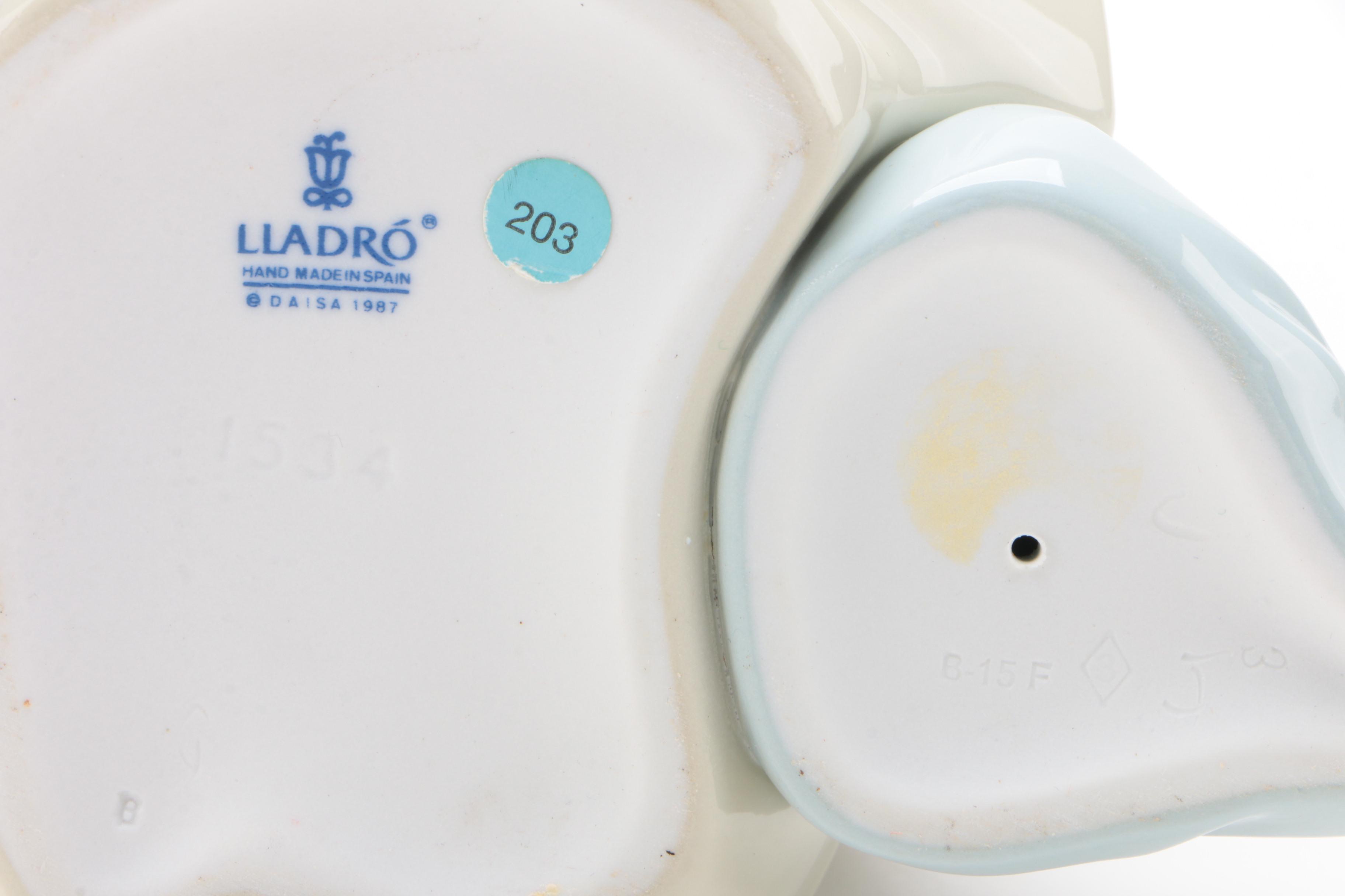 Lladró "Little Sister" Porcelain Figurine Designed by Francisco Catala