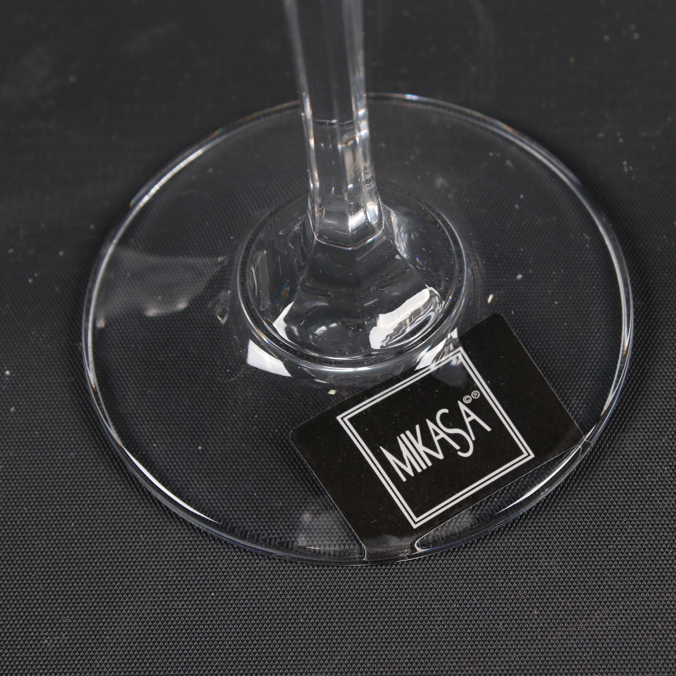 Mikasa "Flame D'Amore" Blown Glass Stemware