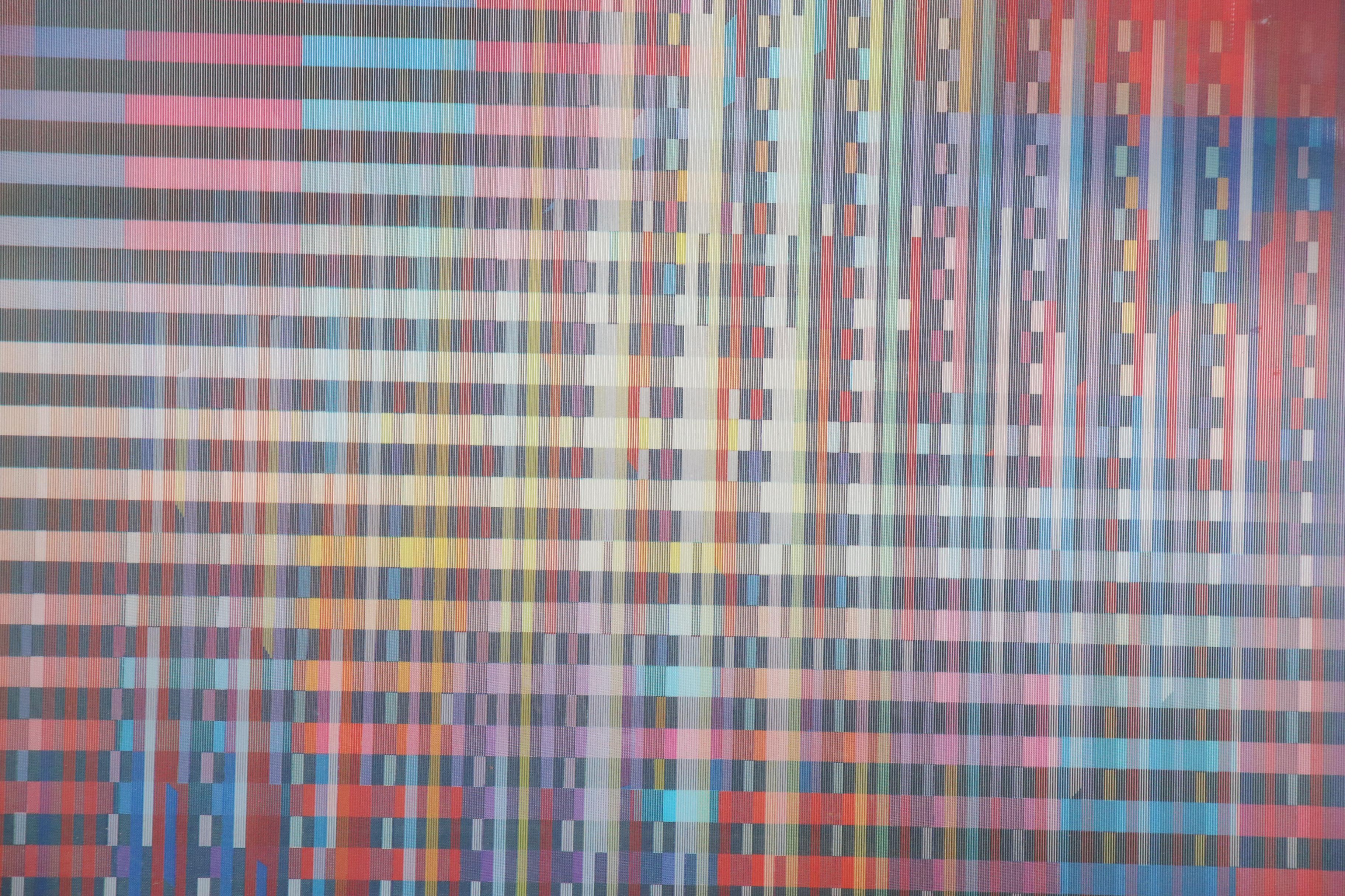 Yaacov Agam Agamograph "L'Chaim Rainbow"