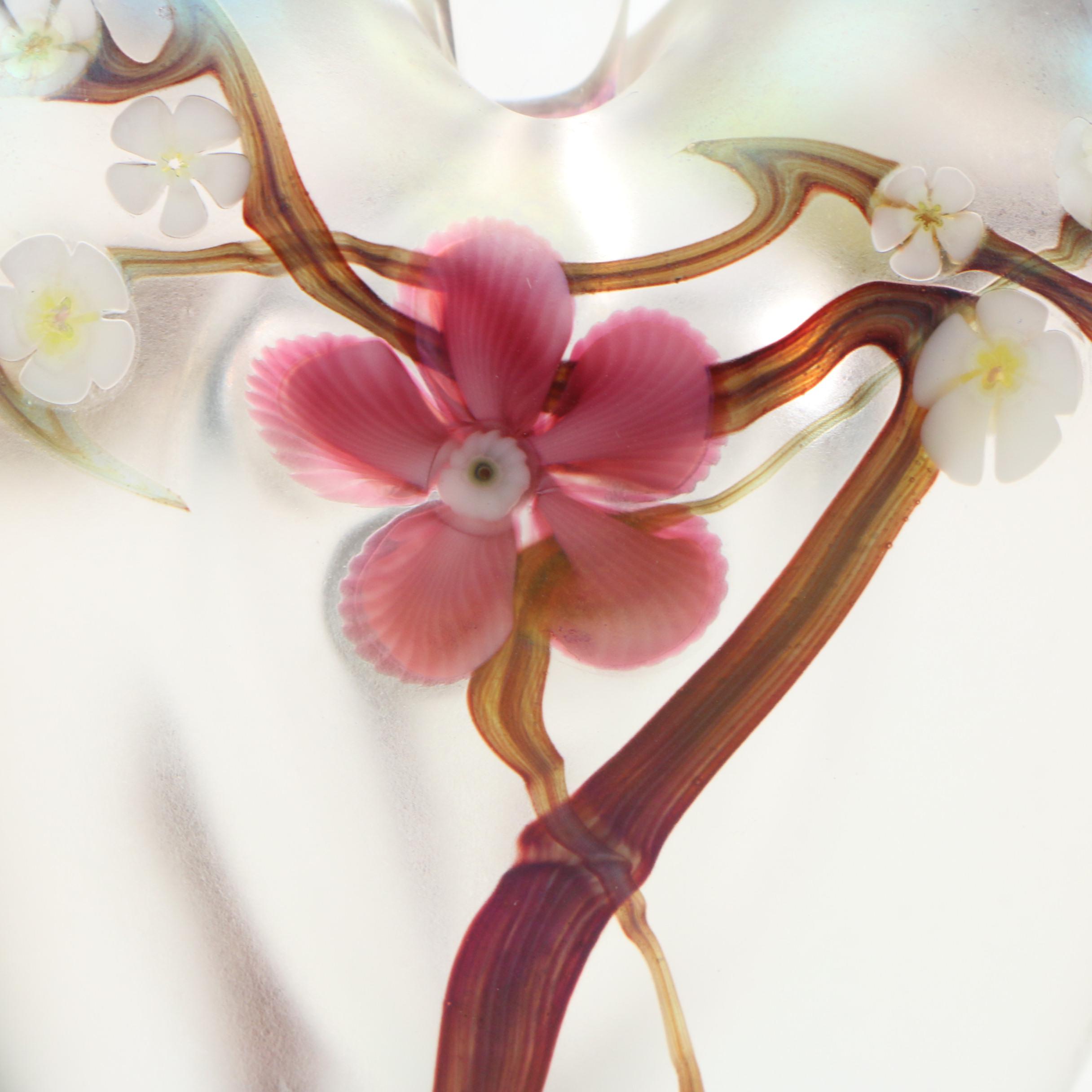 Joseph Morel for Zellique Studio Blown Glass Perfume Bottle, 1996