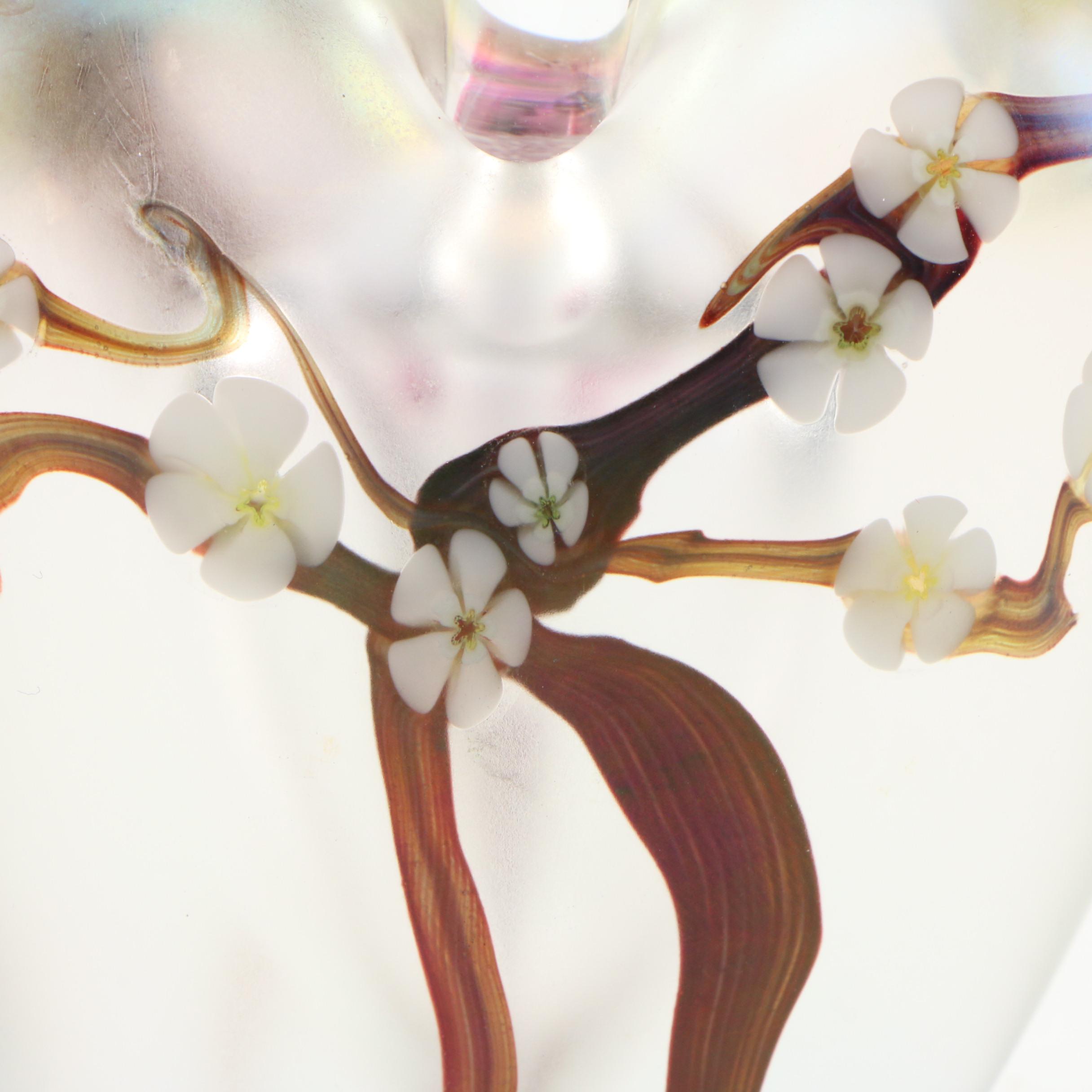 Joseph Morel for Zellique Studio Blown Glass Perfume Bottle, 1996