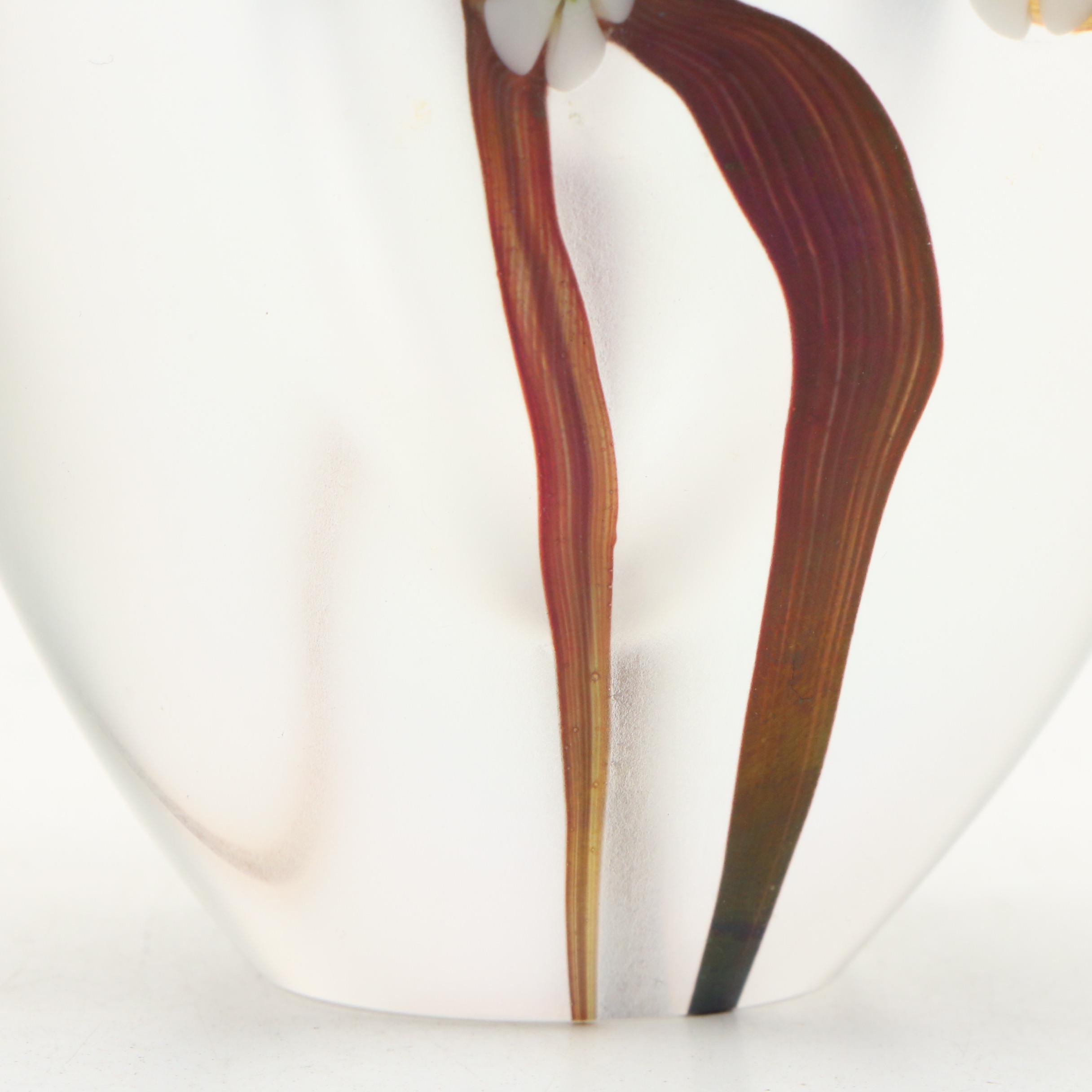 Joseph Morel for Zellique Studio Blown Glass Perfume Bottle, 1996