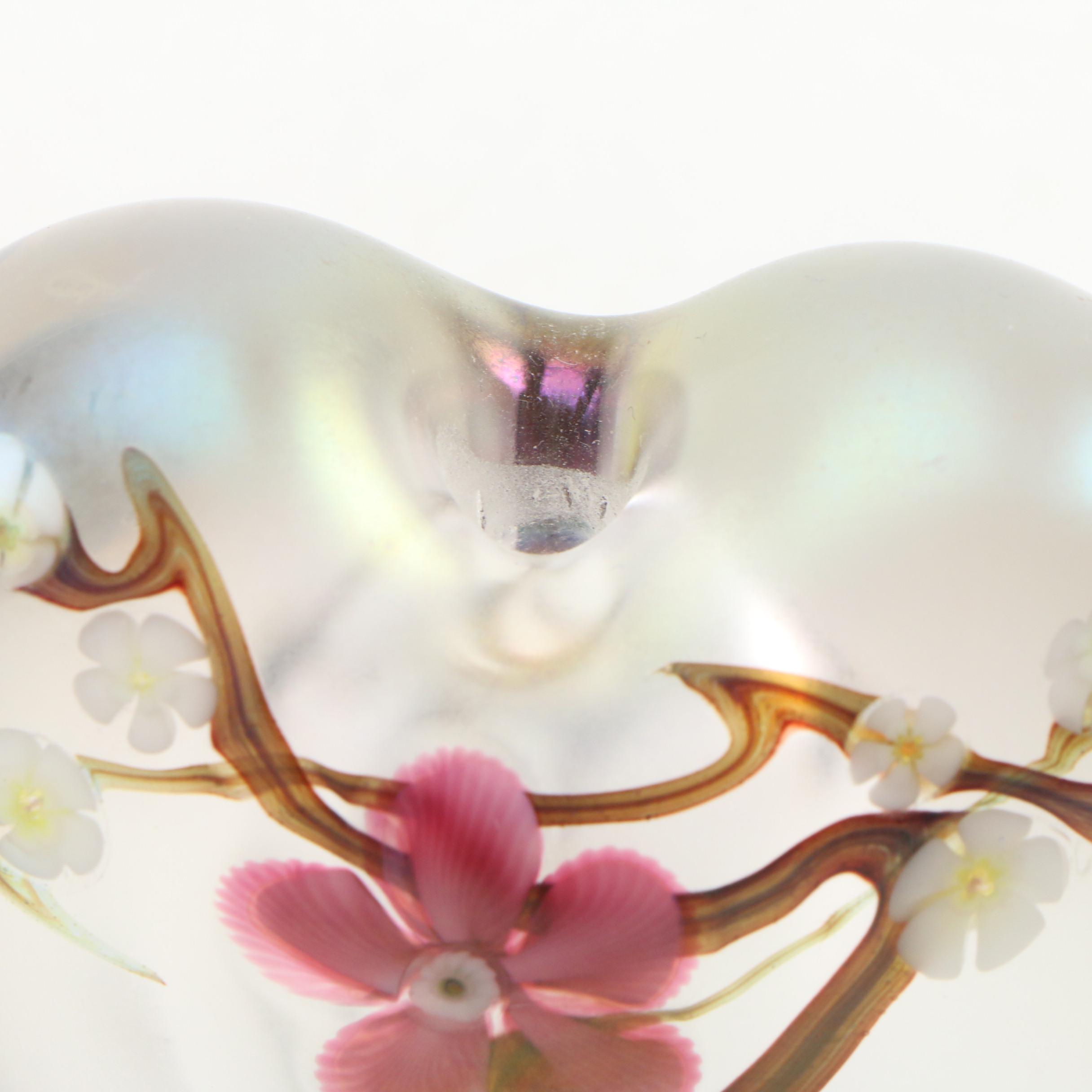 Joseph Morel for Zellique Studio Blown Glass Perfume Bottle, 1996