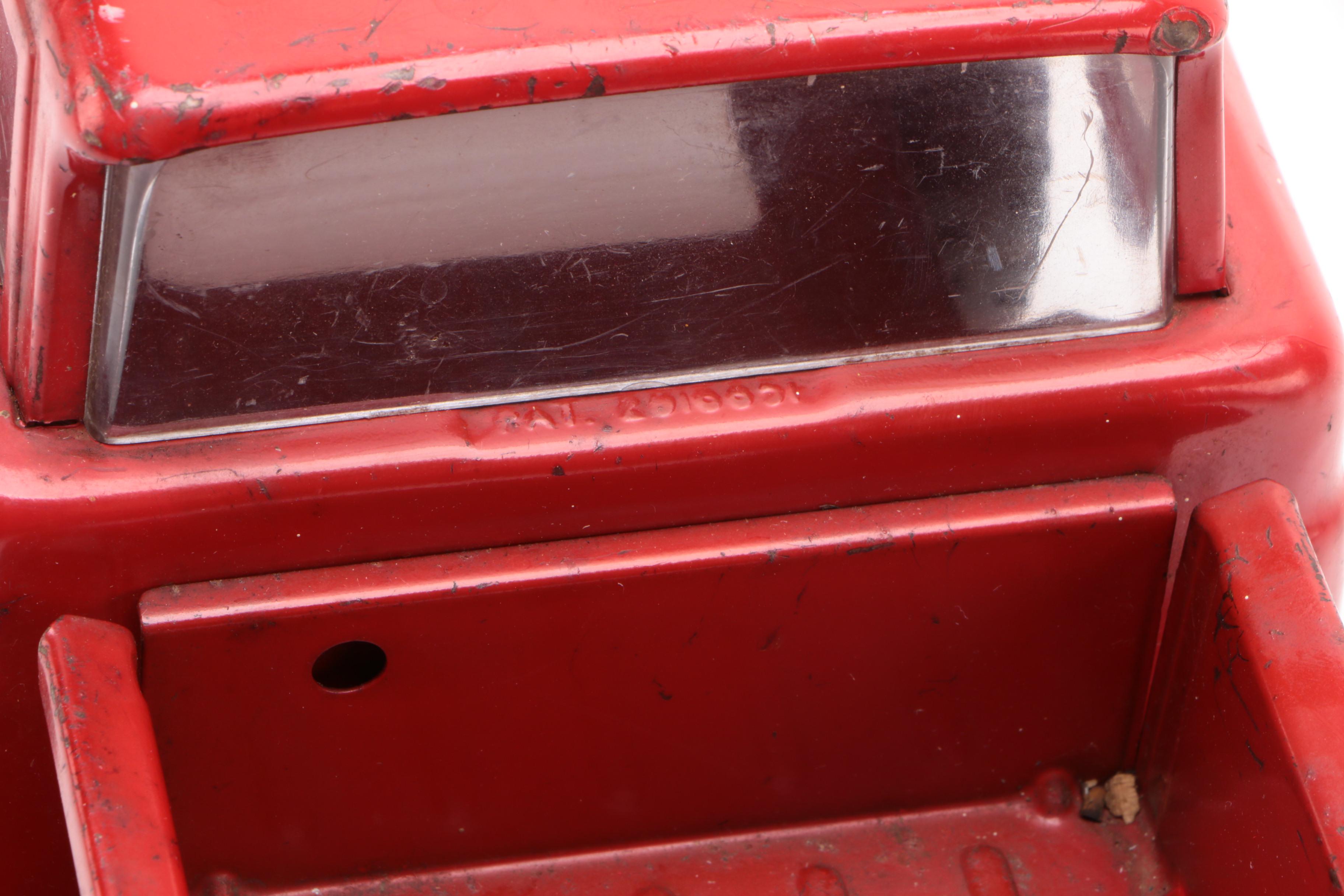 Tonka Pressed Steel Pick-Up Farming Truck with Utility Cart, 1962-1969
