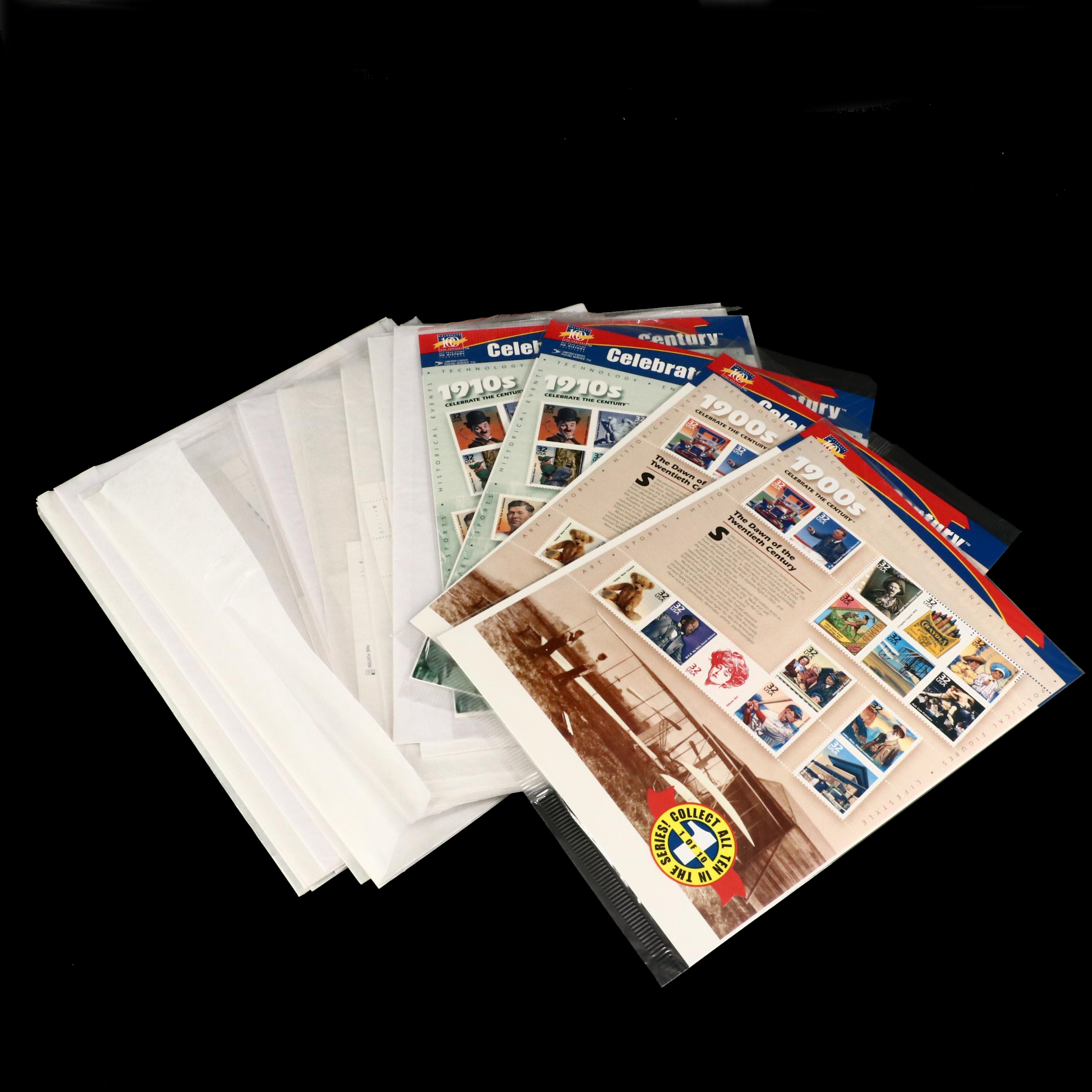 United States Mint Sheet Postage Stamp Collection