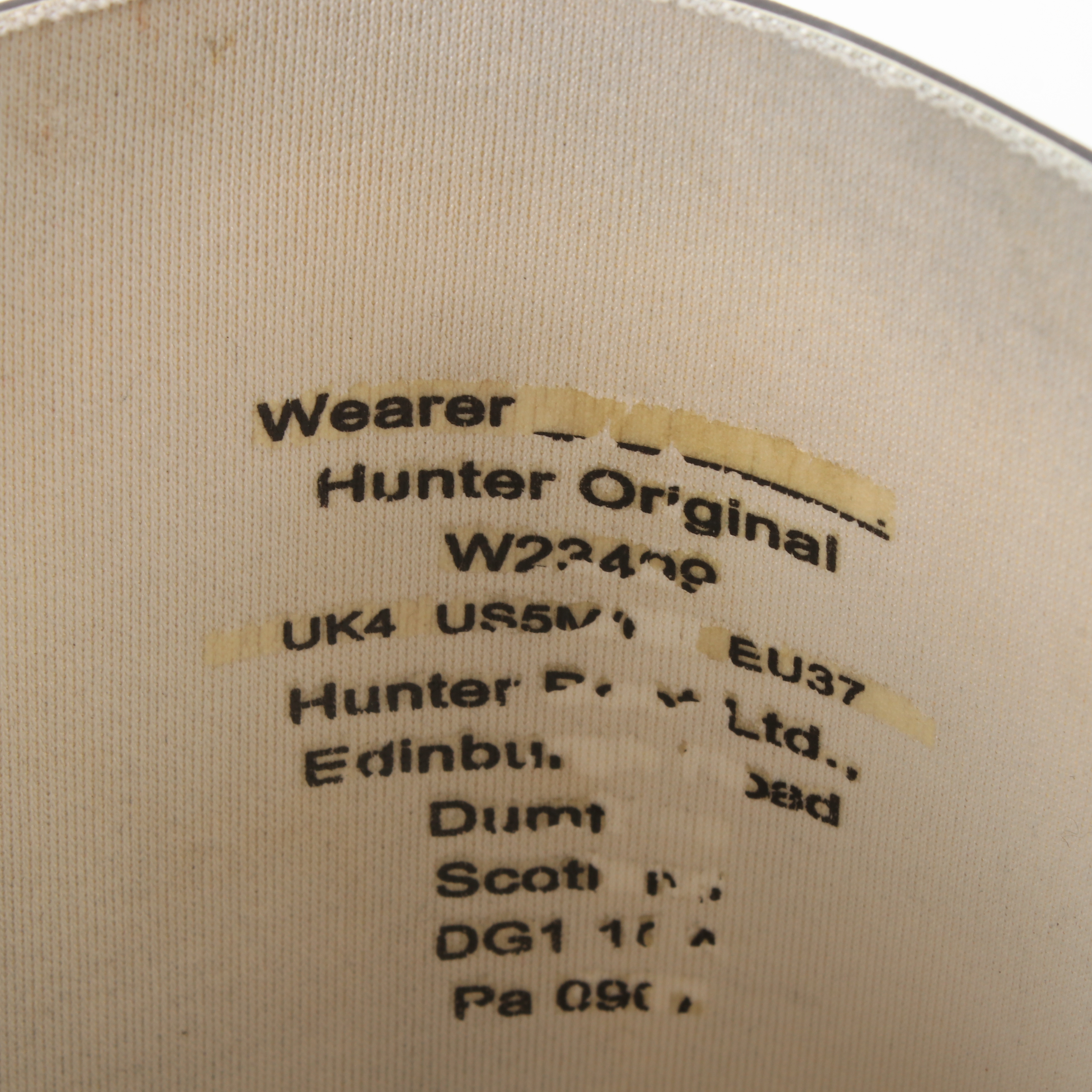 Hunter Original Tall Rain Boots in Black