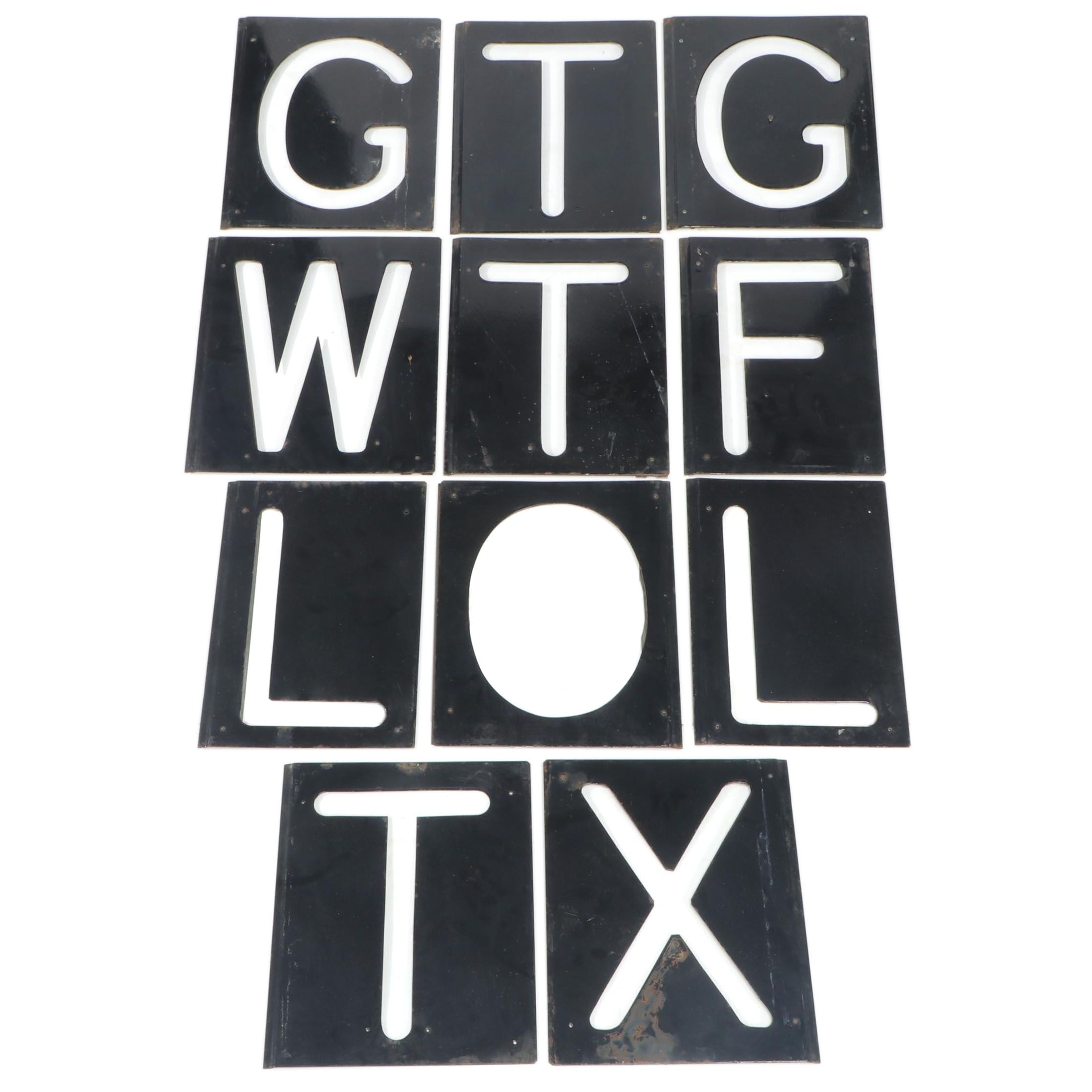 Metal Marquee Sign Letters with Brackets