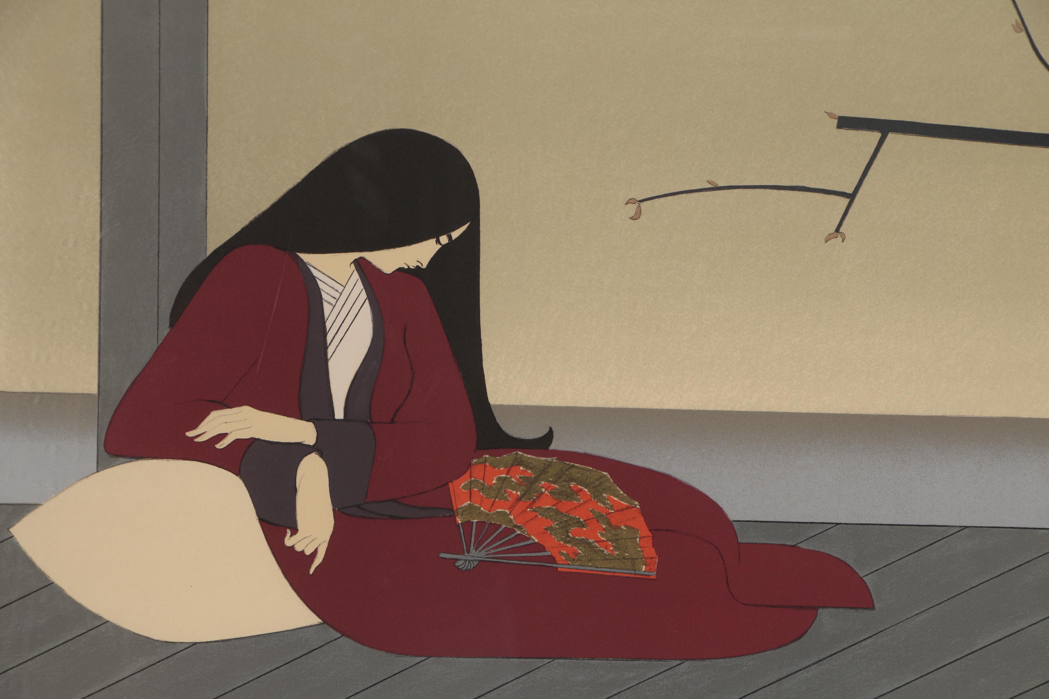 Will Barnet Serigraph "Madame Butterfly", 1980