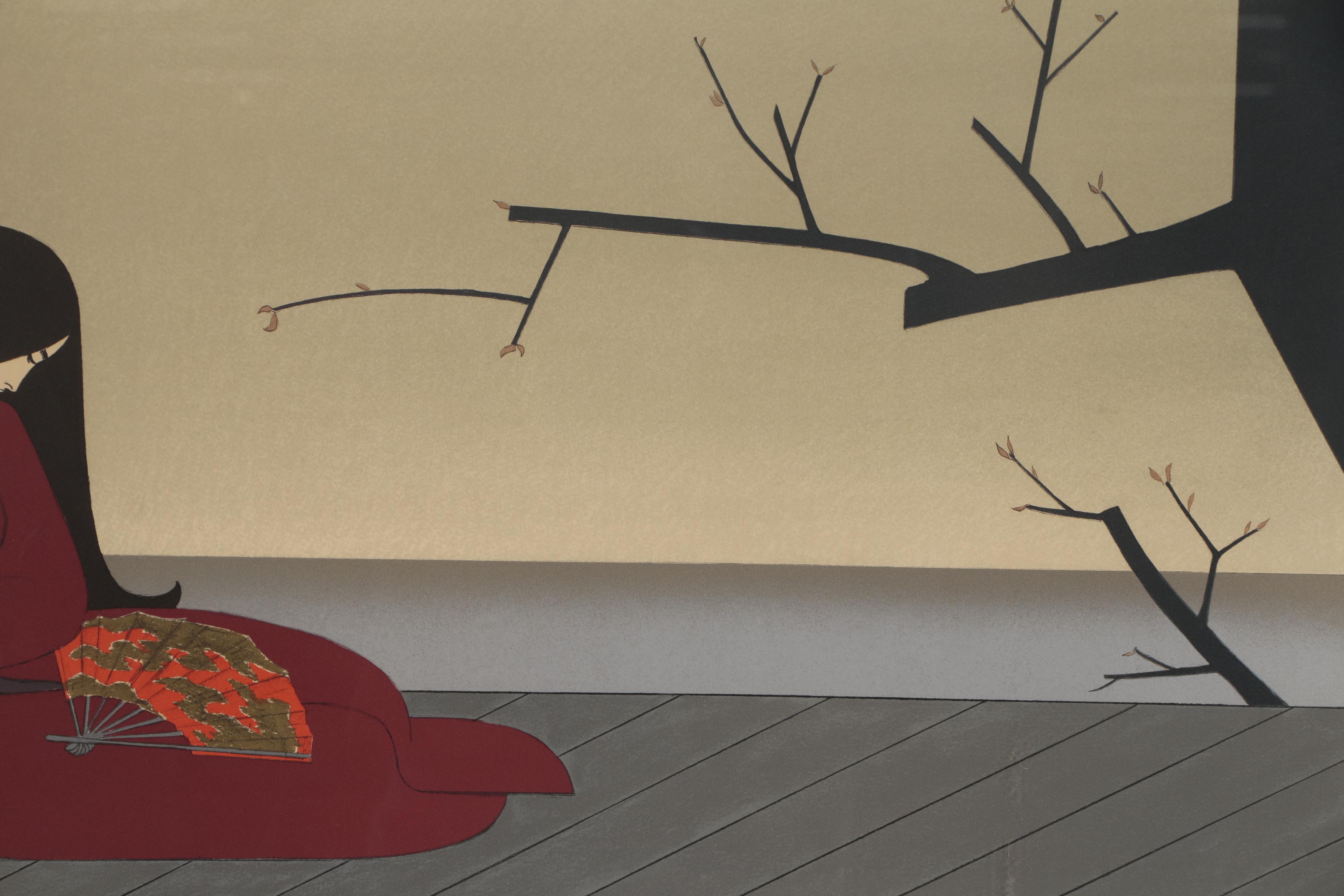 Will Barnet Serigraph "Madame Butterfly", 1980