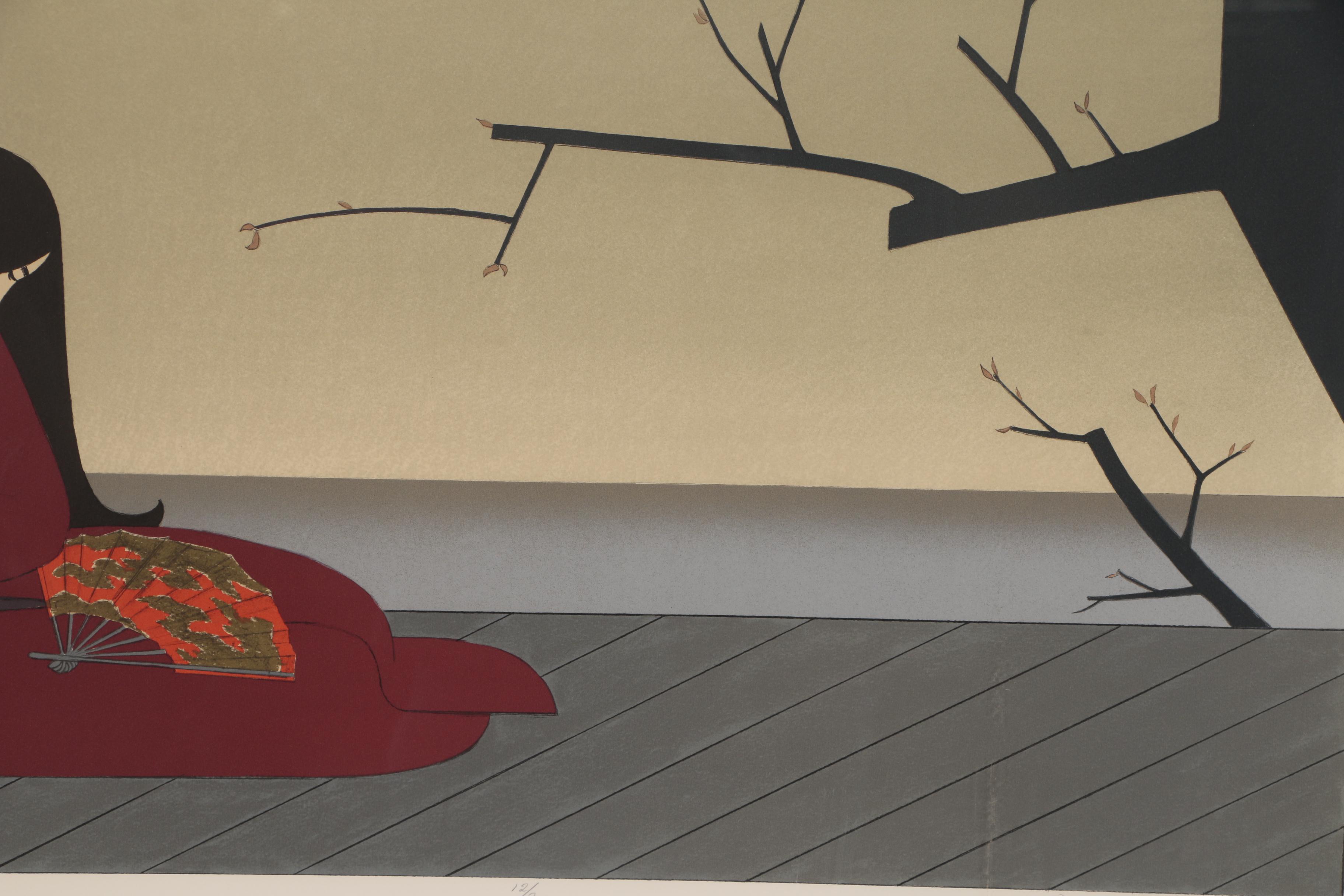 Will Barnet Serigraph "Madame Butterfly", 1980