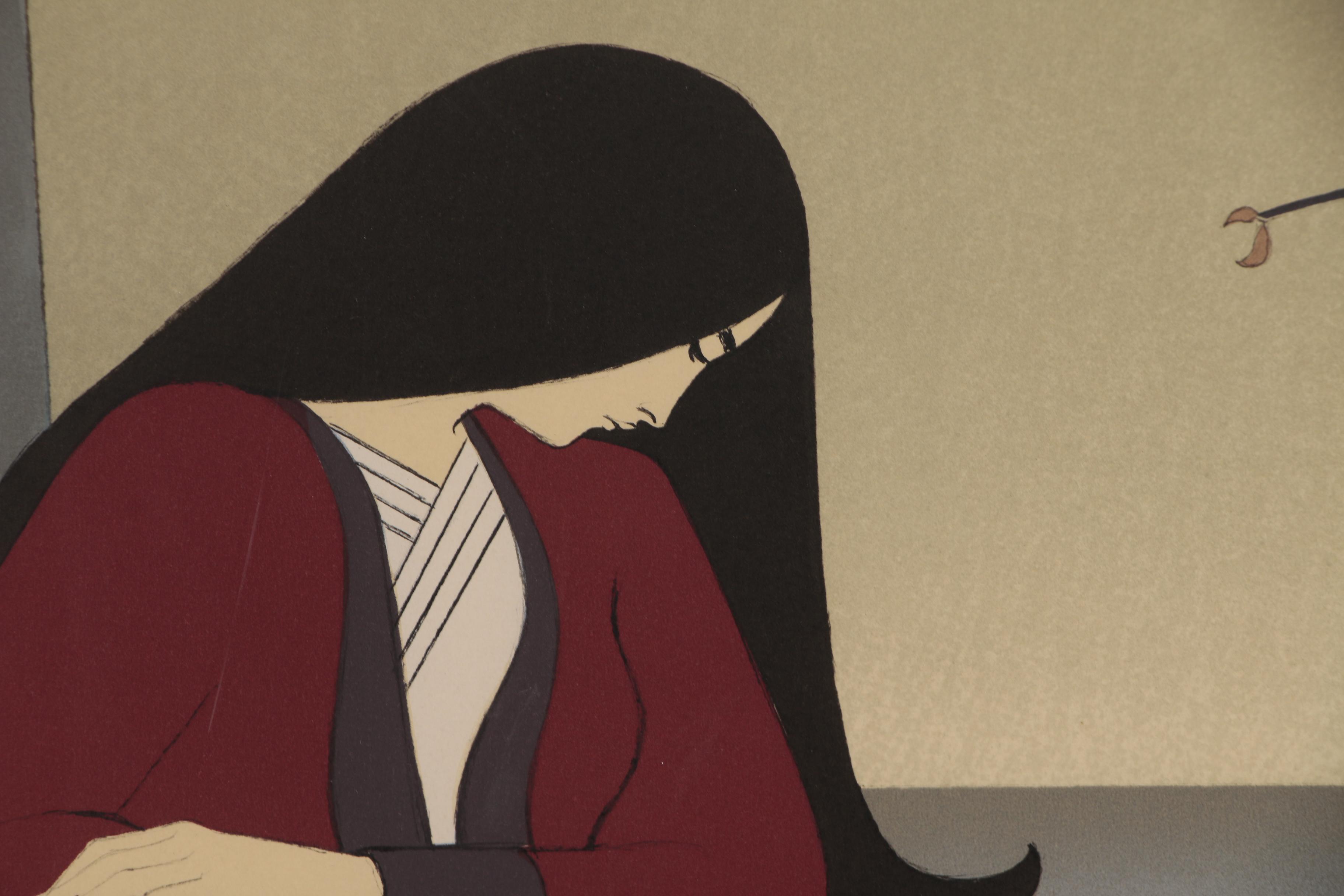 Will Barnet Serigraph "Madame Butterfly", 1980