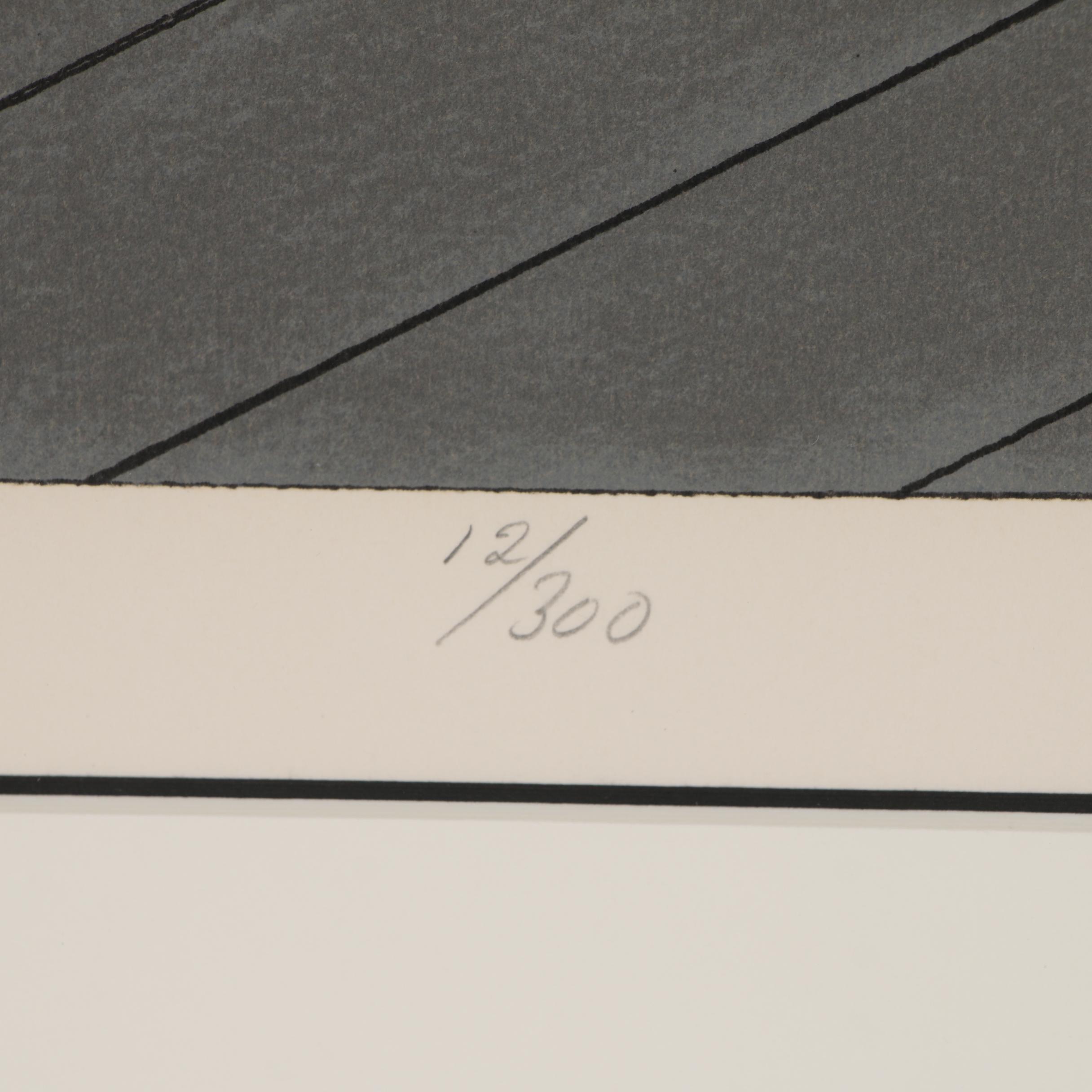 Will Barnet Serigraph "Madame Butterfly", 1980