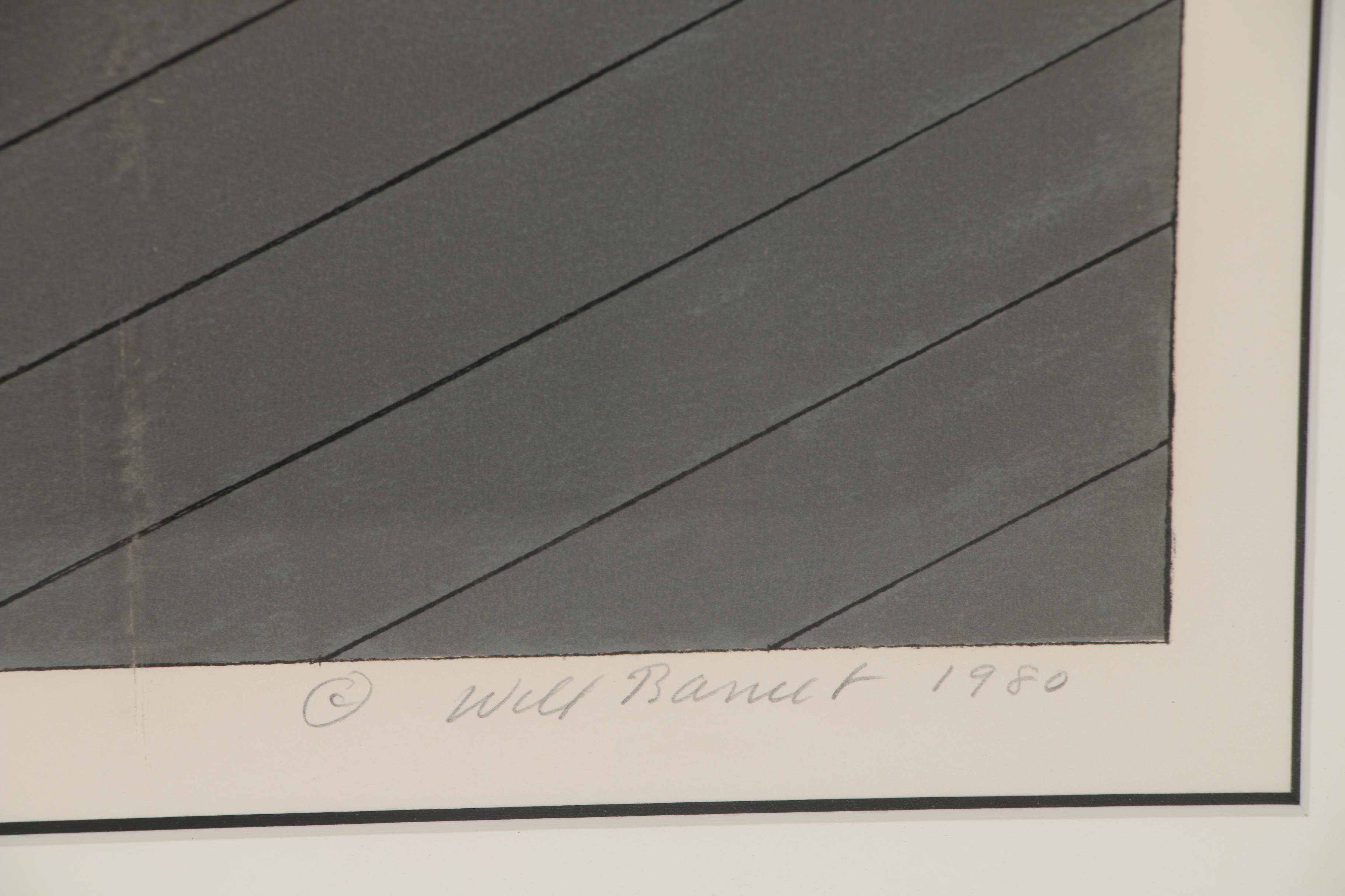 Will Barnet Serigraph "Madame Butterfly", 1980