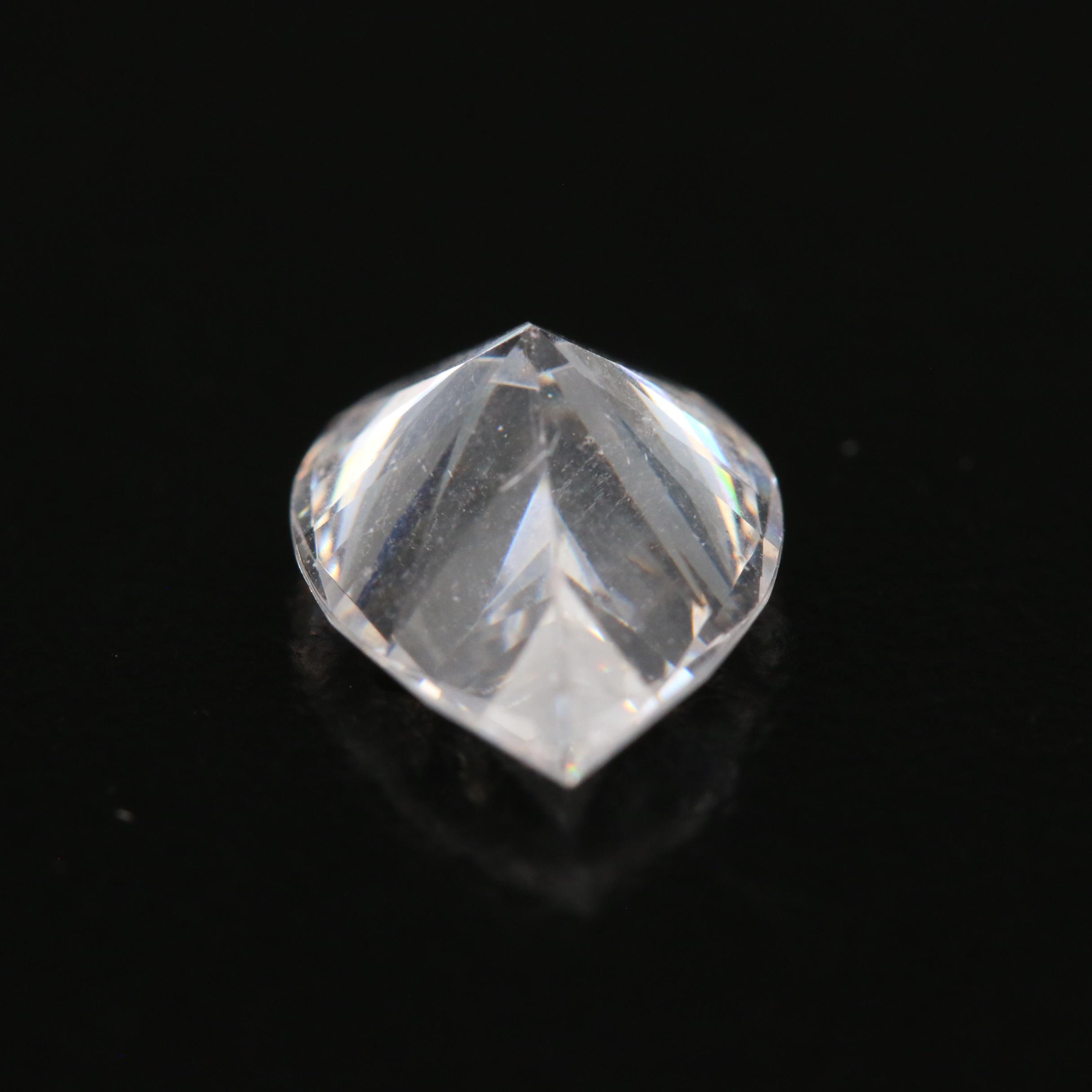 Loose 10.29 CTW Pear and Round Faceted Cubic Zirconia