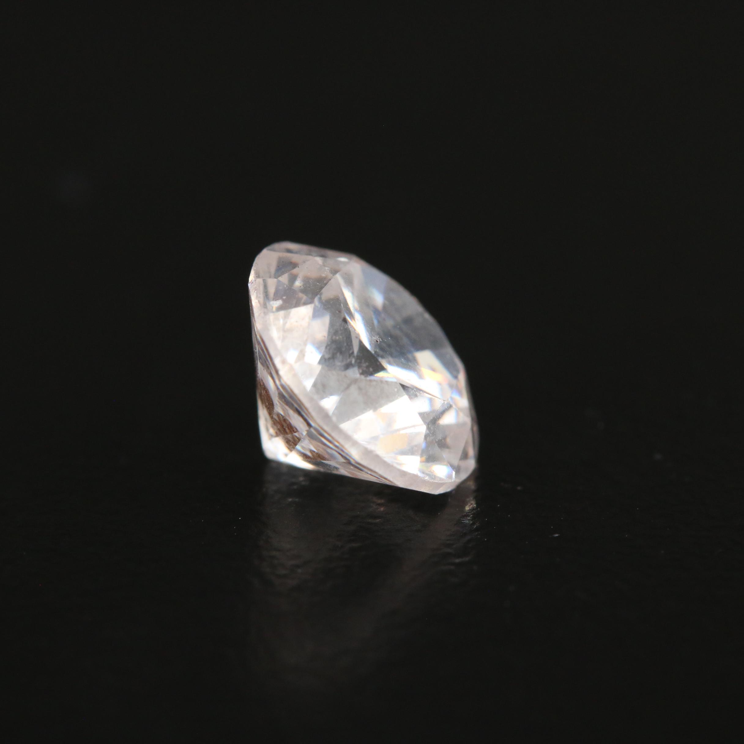 Loose 10.29 CTW Pear and Round Faceted Cubic Zirconia