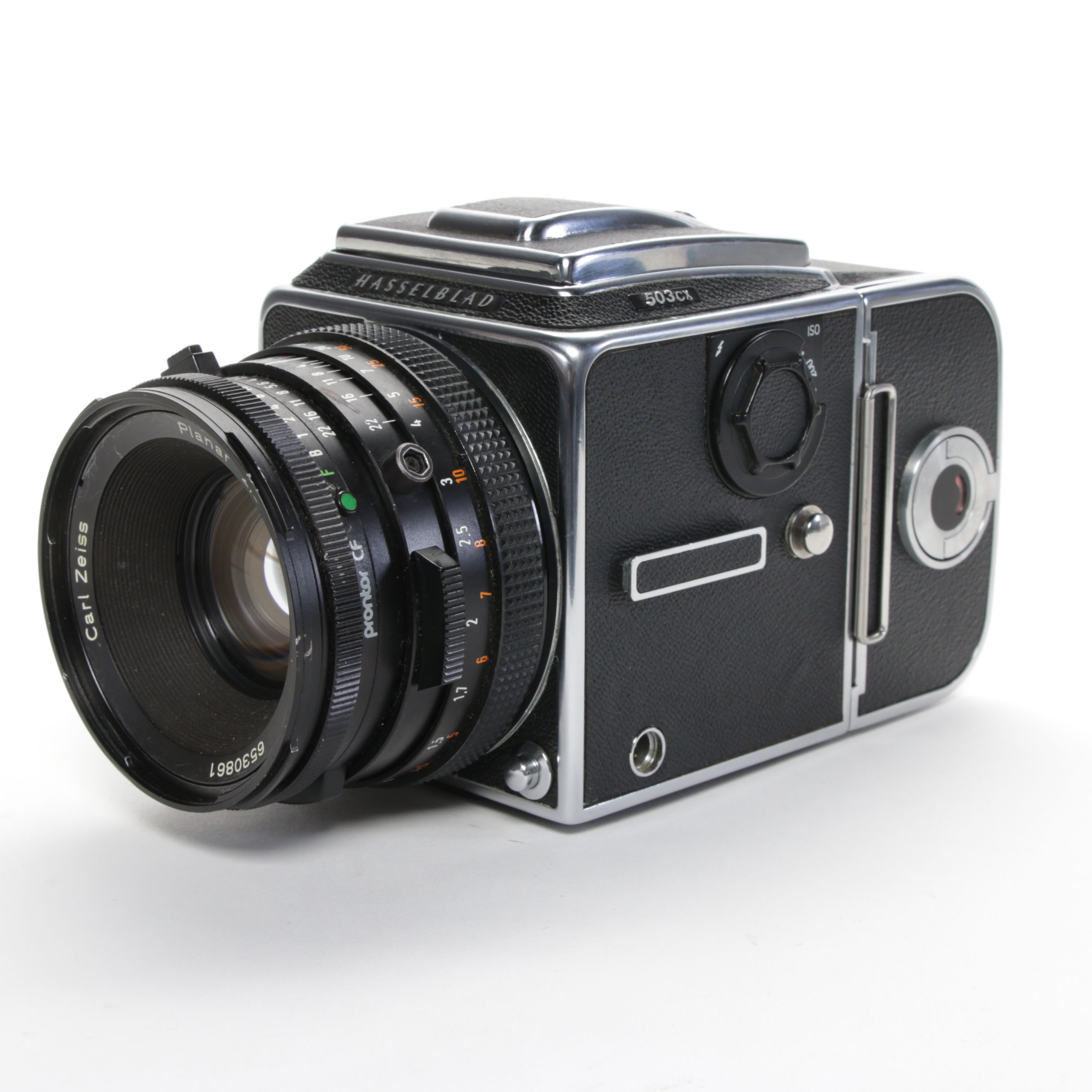 Hasselblad 503CX SLR Camera with Zeiss Planar 80mm f/2.8 Lens and More