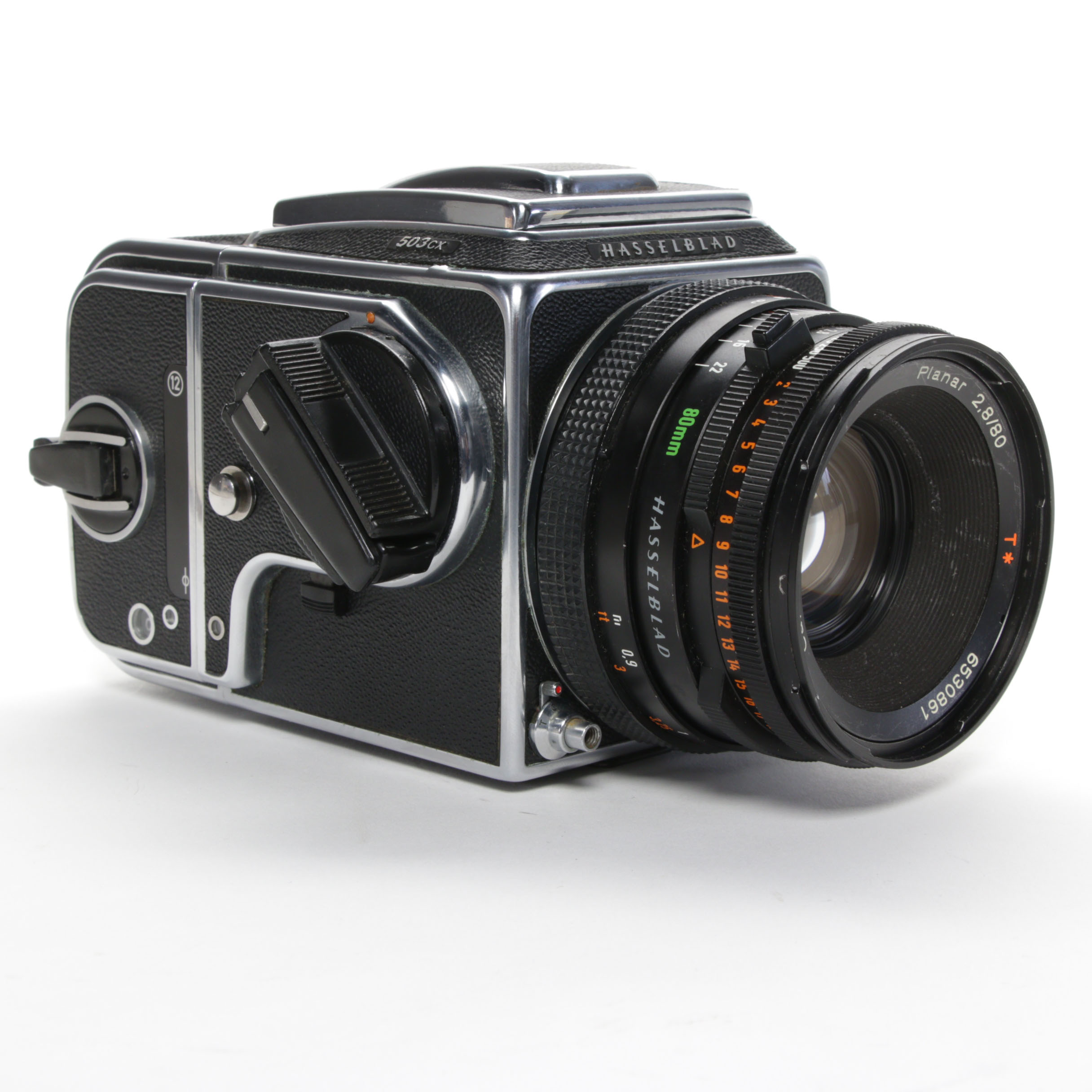 Hasselblad 503CX SLR Camera with Zeiss Planar 80mm f/2.8 Lens and More