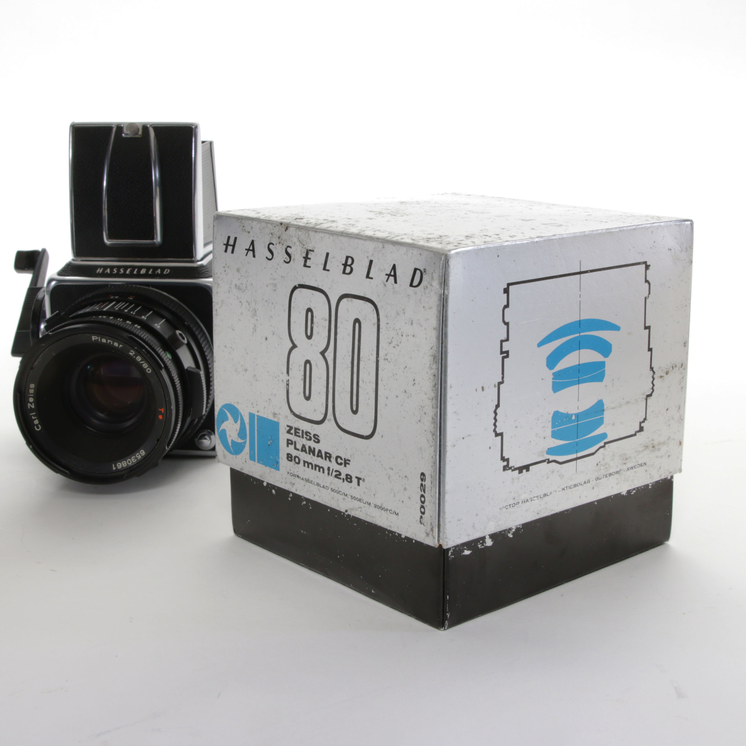 Hasselblad 503CX SLR Camera with Zeiss Planar 80mm f/2.8 Lens and More