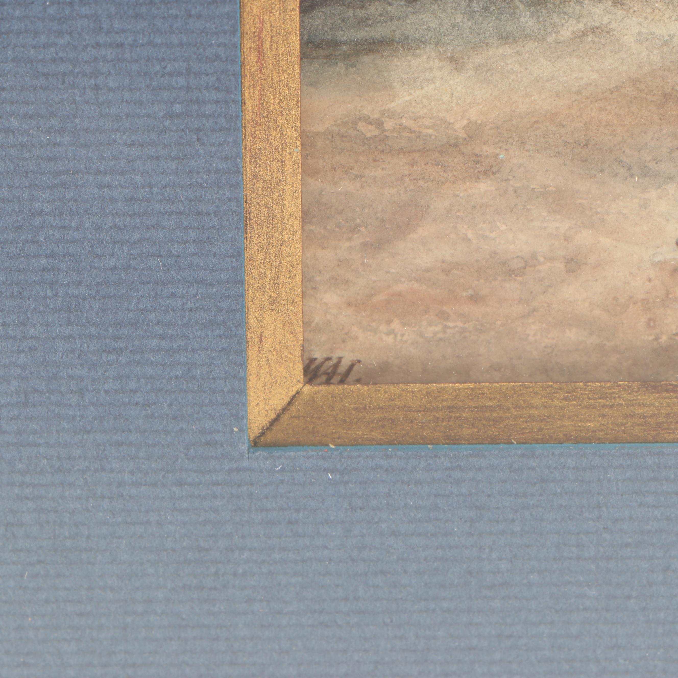 Watercolor Painting of General Jean-Baptiste Kléber