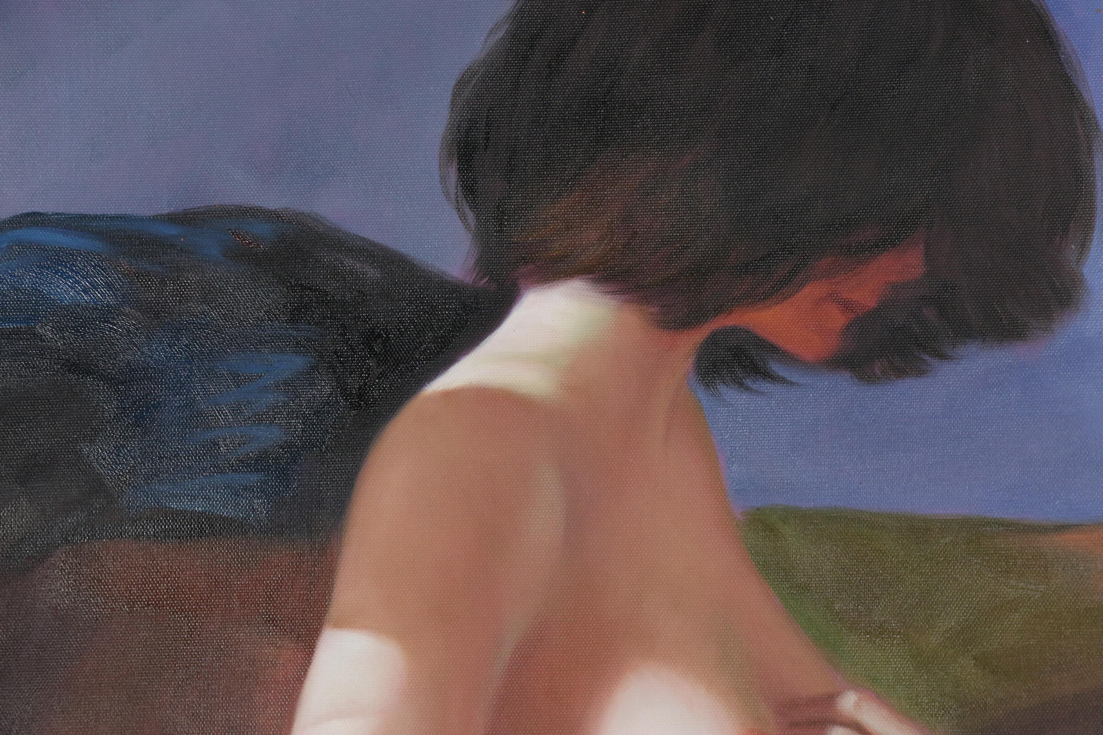 Mixed Media Painting after Sergei Marshennikov "Light and Shadows"