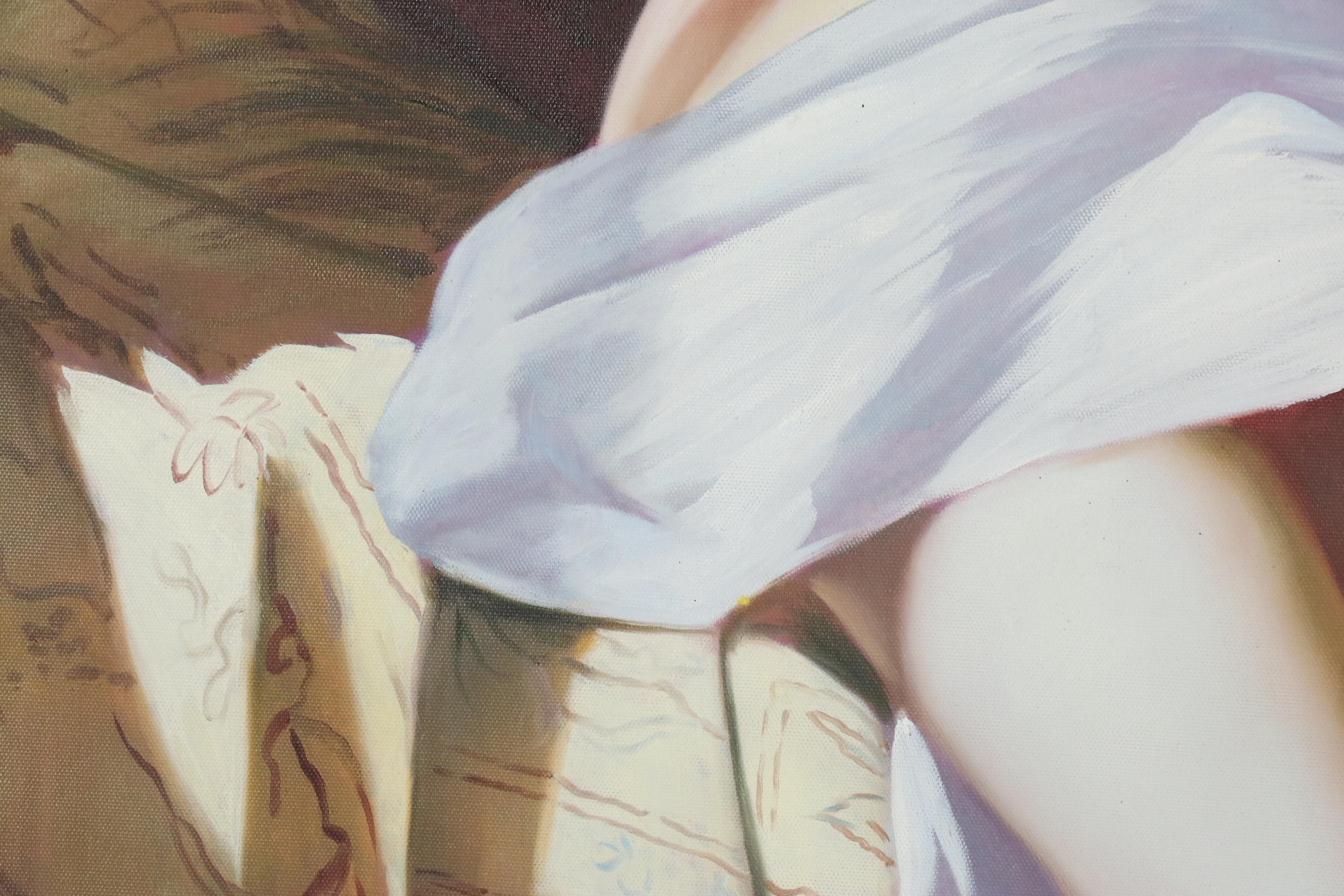 Mixed Media Painting after Sergei Marshennikov "Light and Shadows"