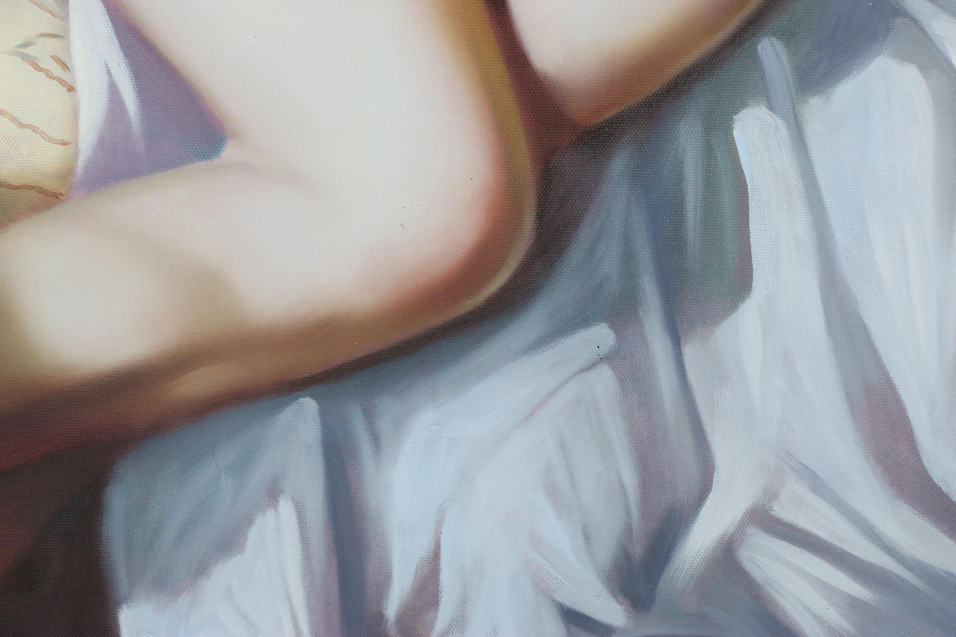 Mixed Media Painting after Sergei Marshennikov "Light and Shadows"