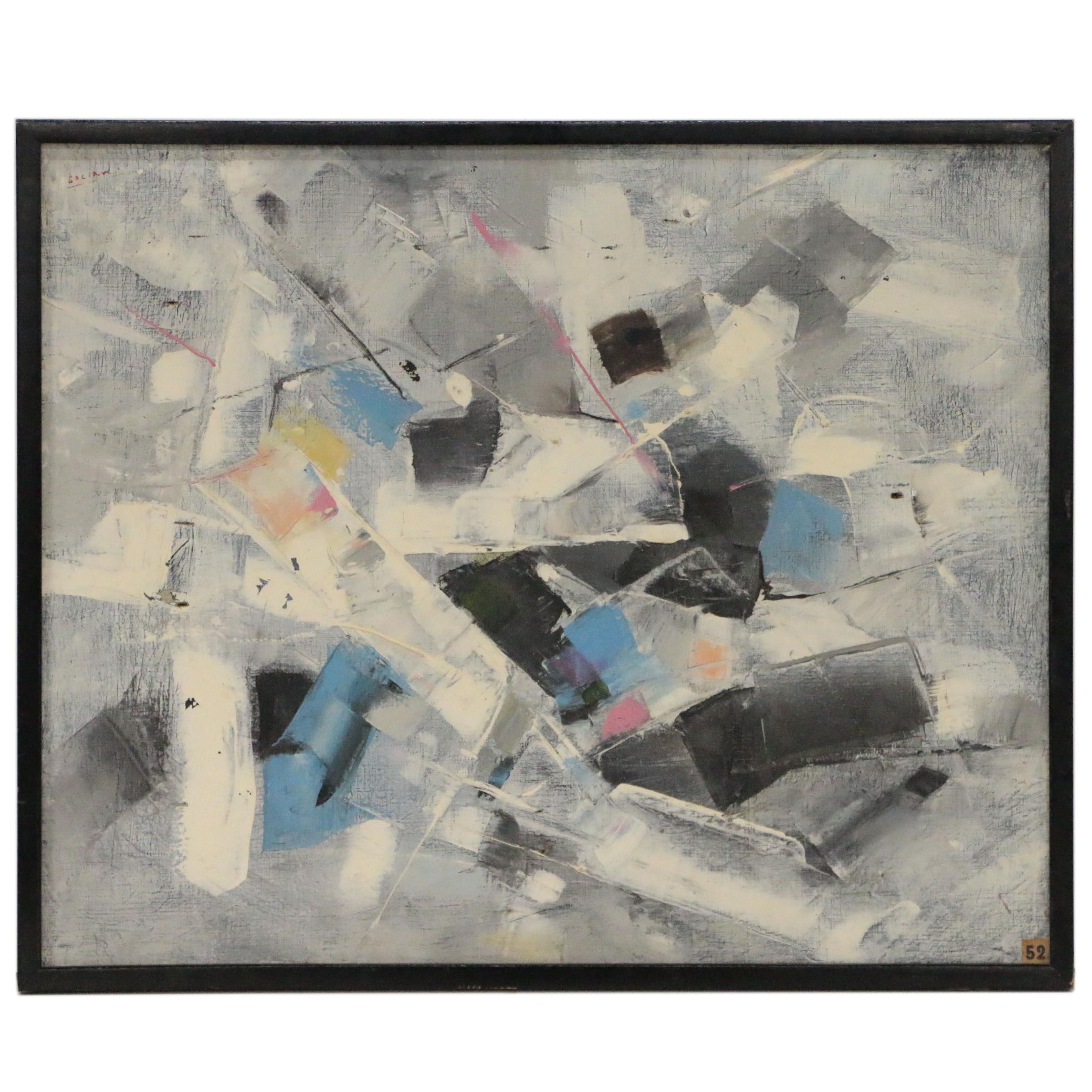 Bocian Abstract Oil Painting