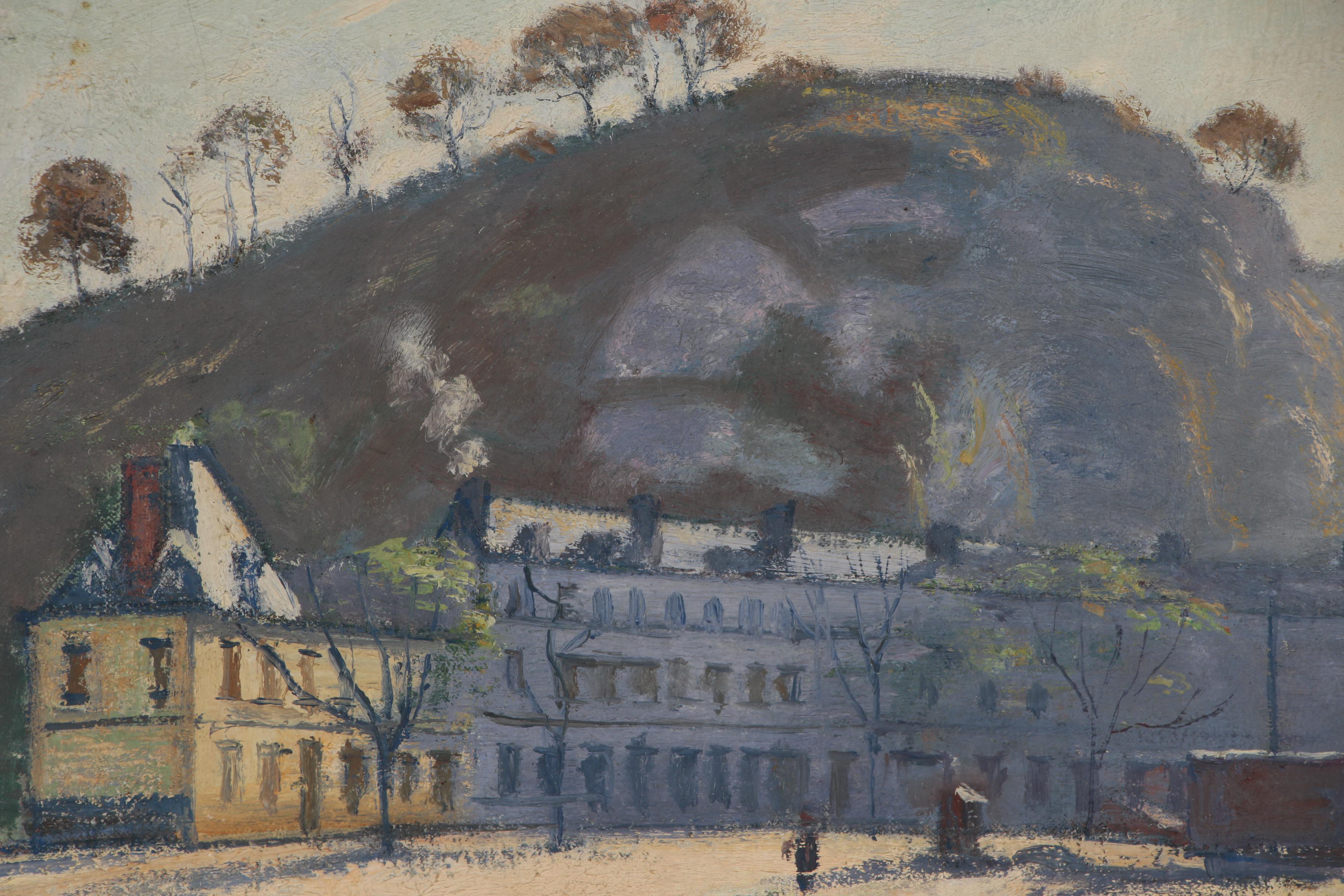 Paul de Castro Street Scene Oil Painting