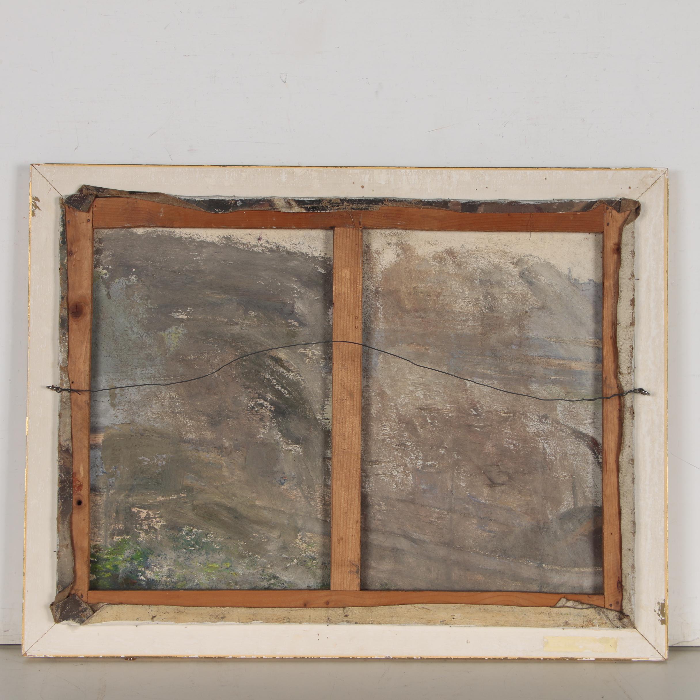 Paul de Castro Street Scene Oil Painting