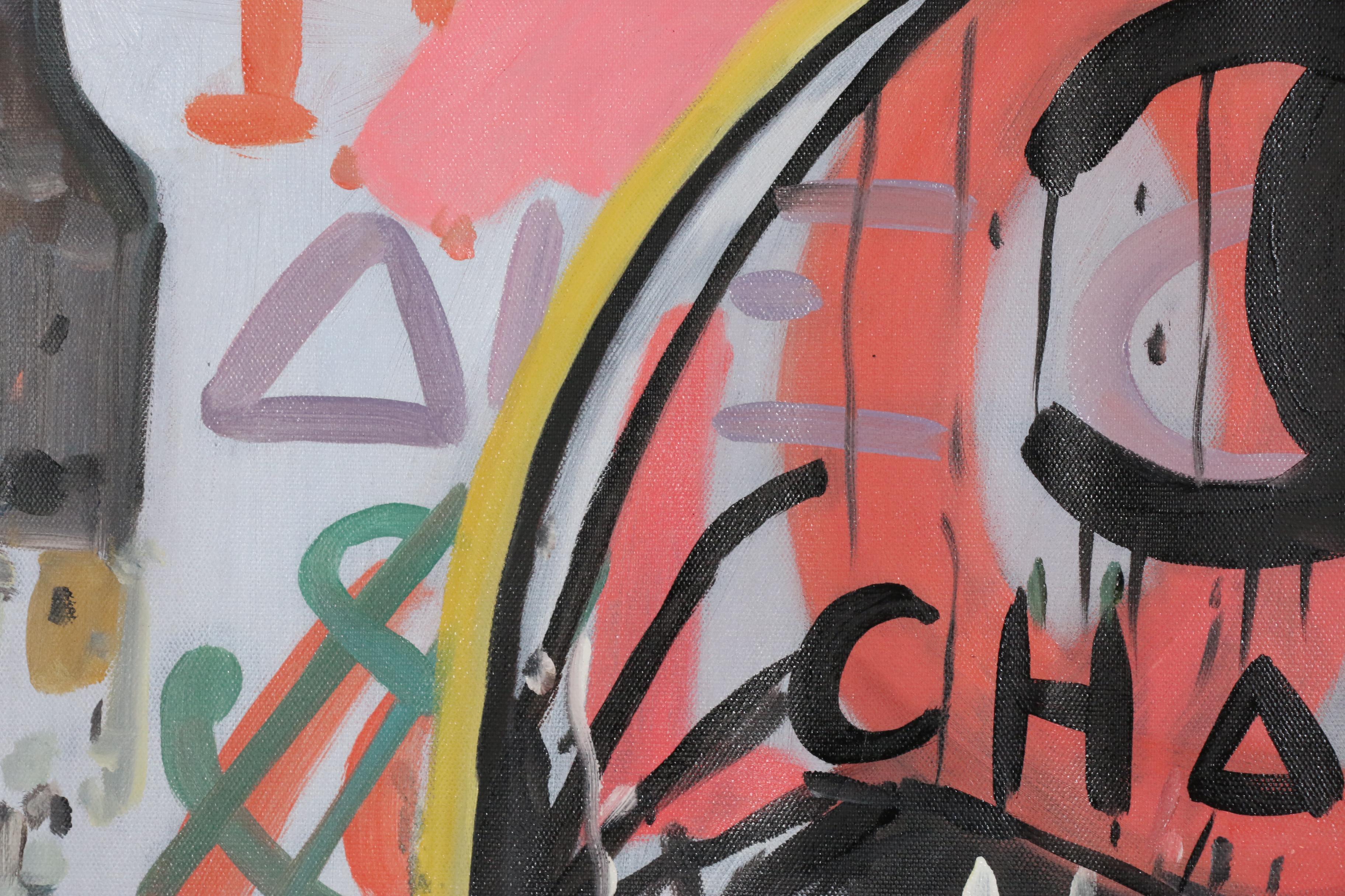 Oil Painting over Giclée after Alec Monopoly of Street Art Darth Vader