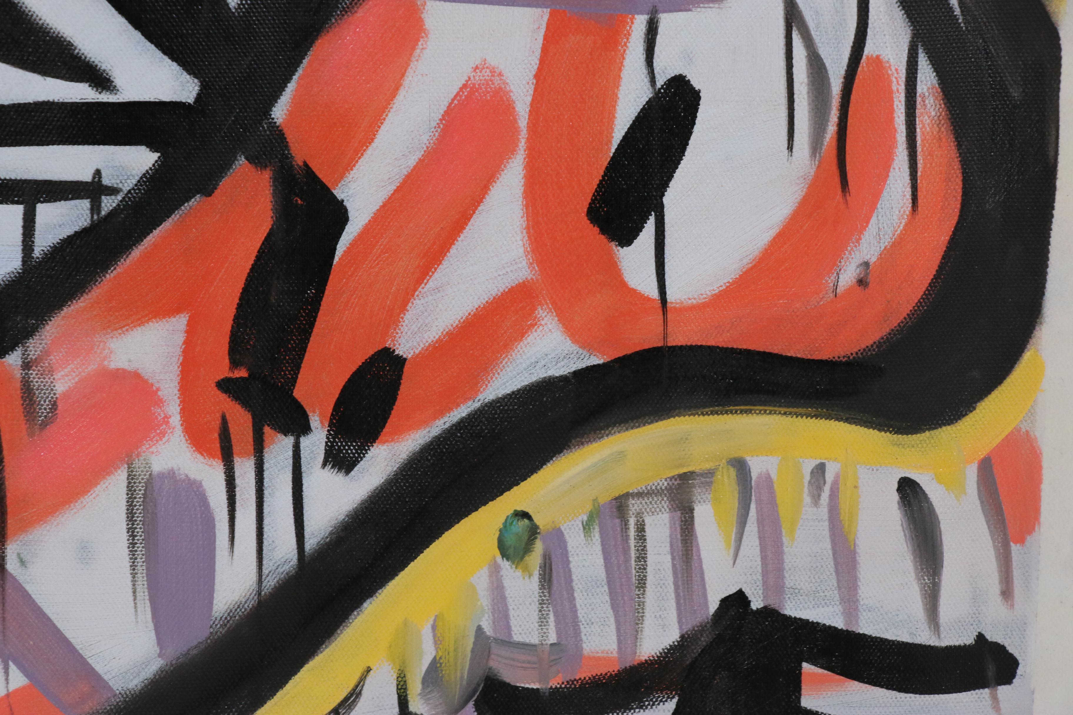 Oil Painting over Giclée after Alec Monopoly of Street Art Darth Vader