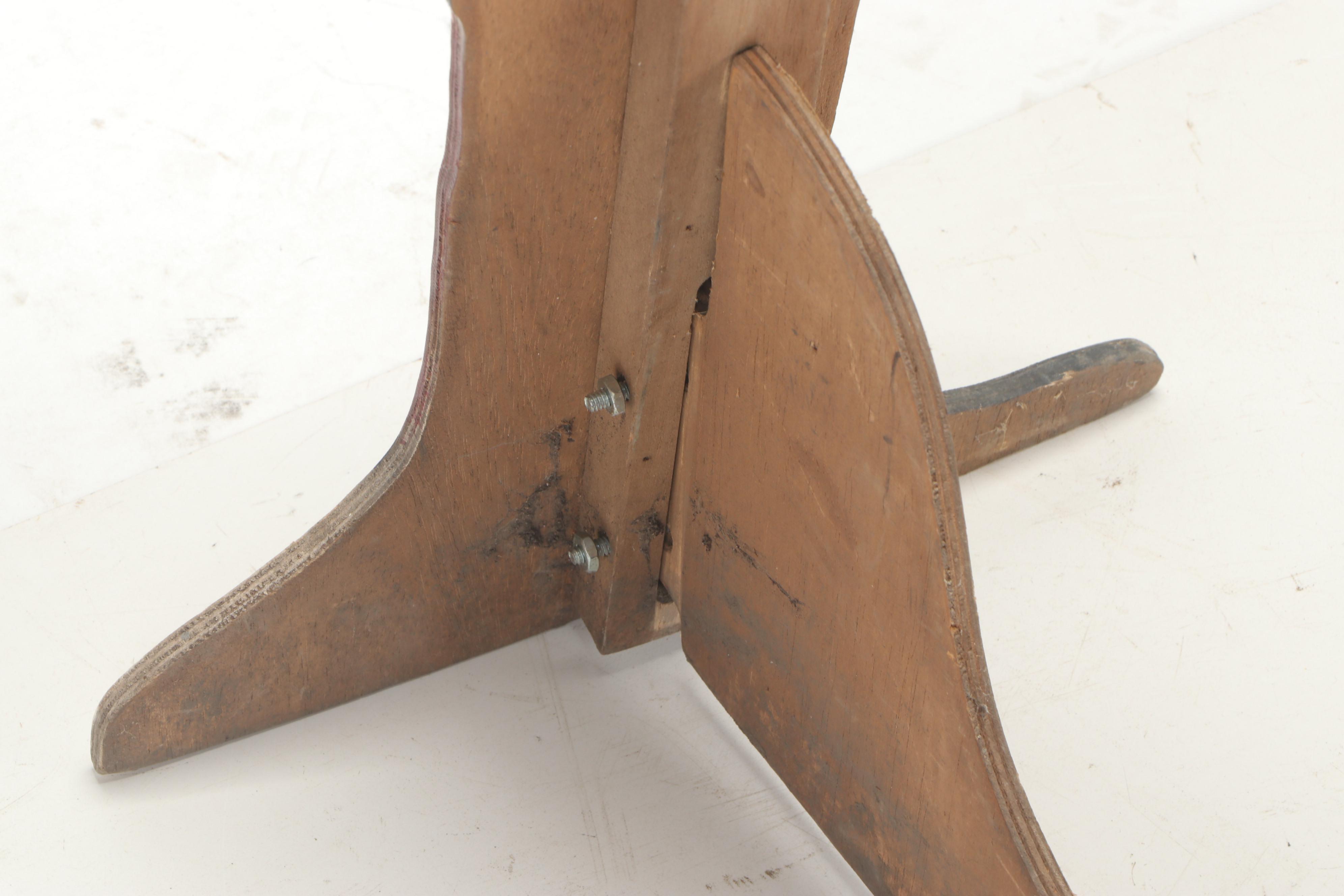 Bonnie Barrett of Boardwalk Studios Hand Painted Wood Cut-Out of Uncle Sam