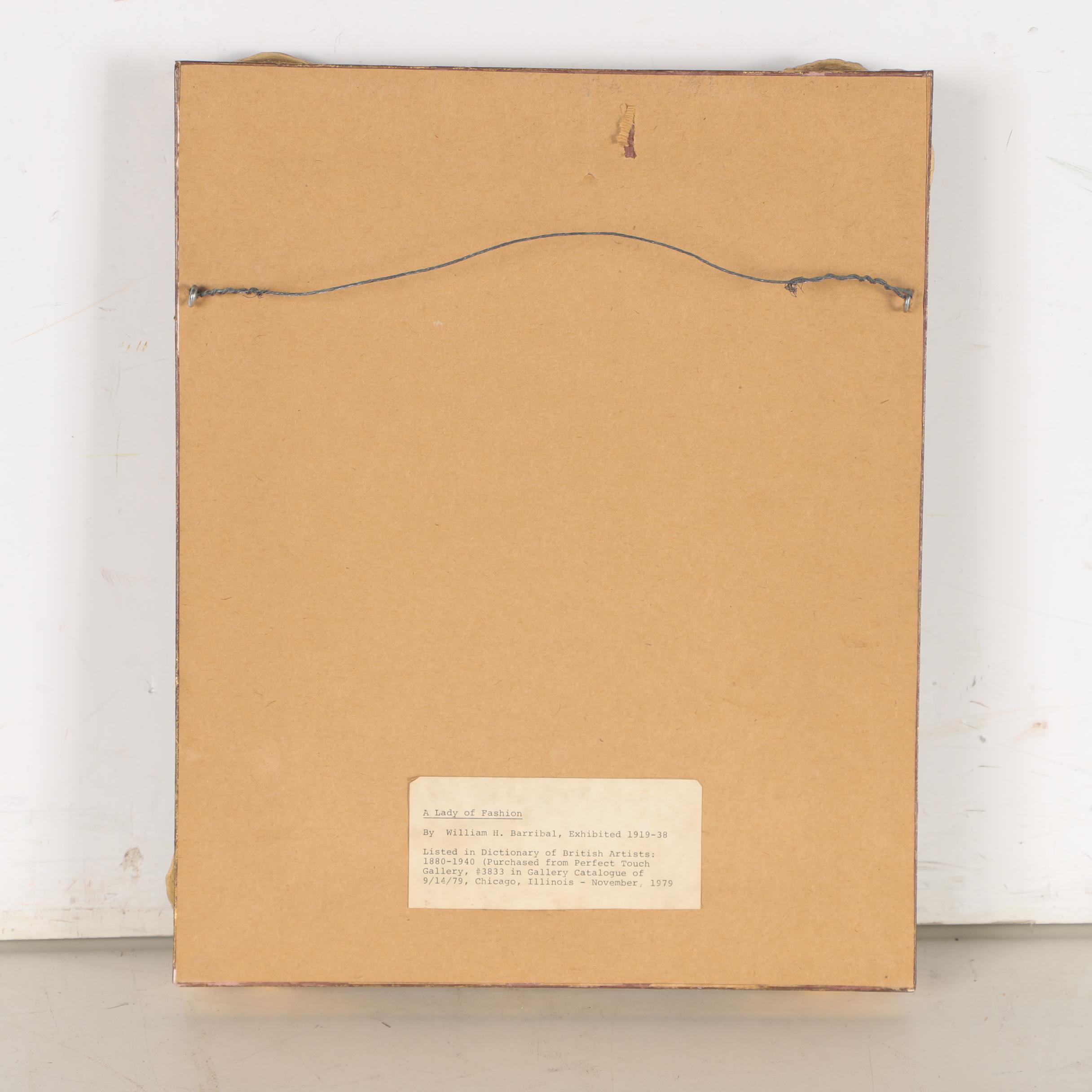 Figural Oil Painting of Edwardian Era Woman