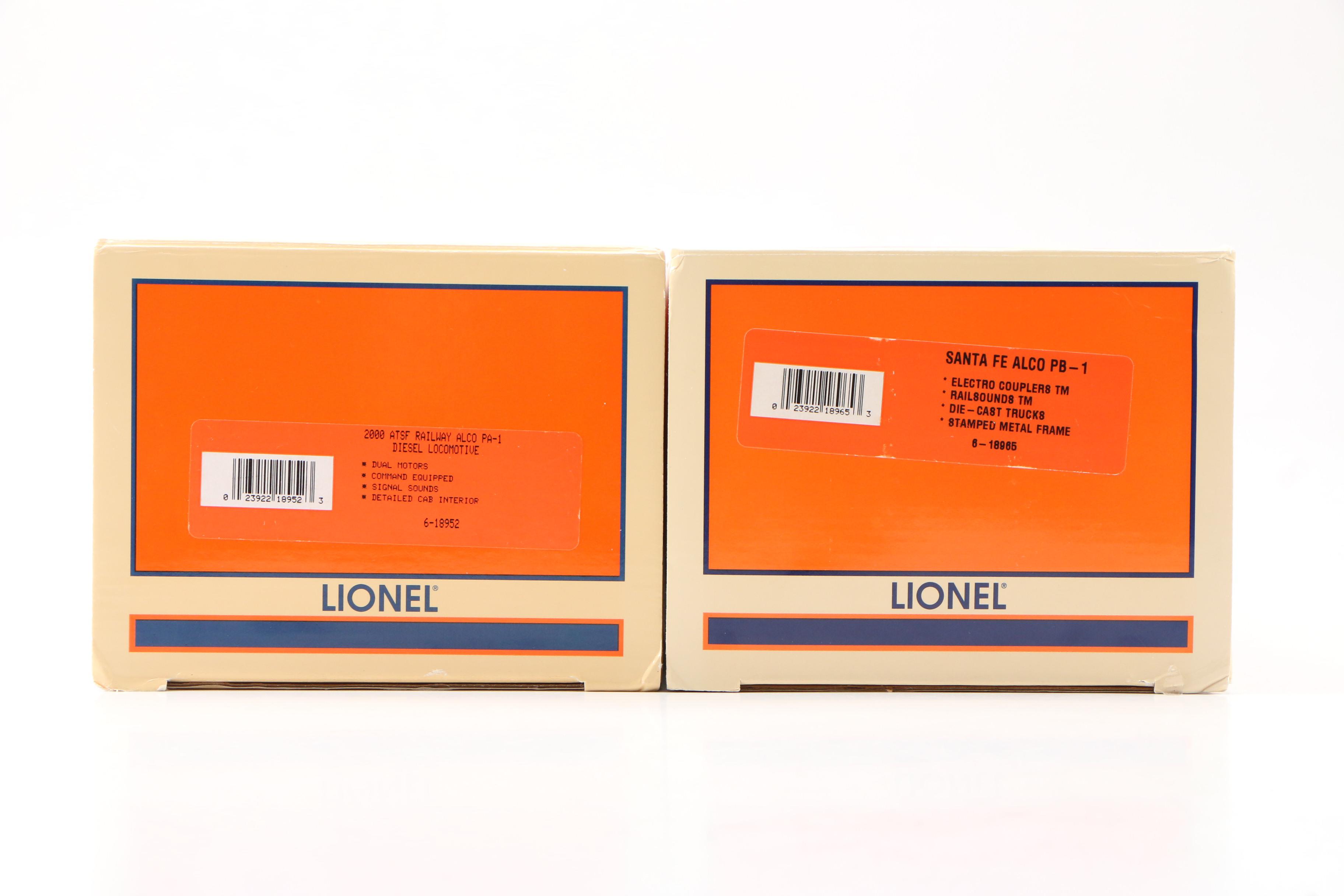 Lionel Alco Pa. Diesel Locomotives in Original Packaging, Late 20th Century