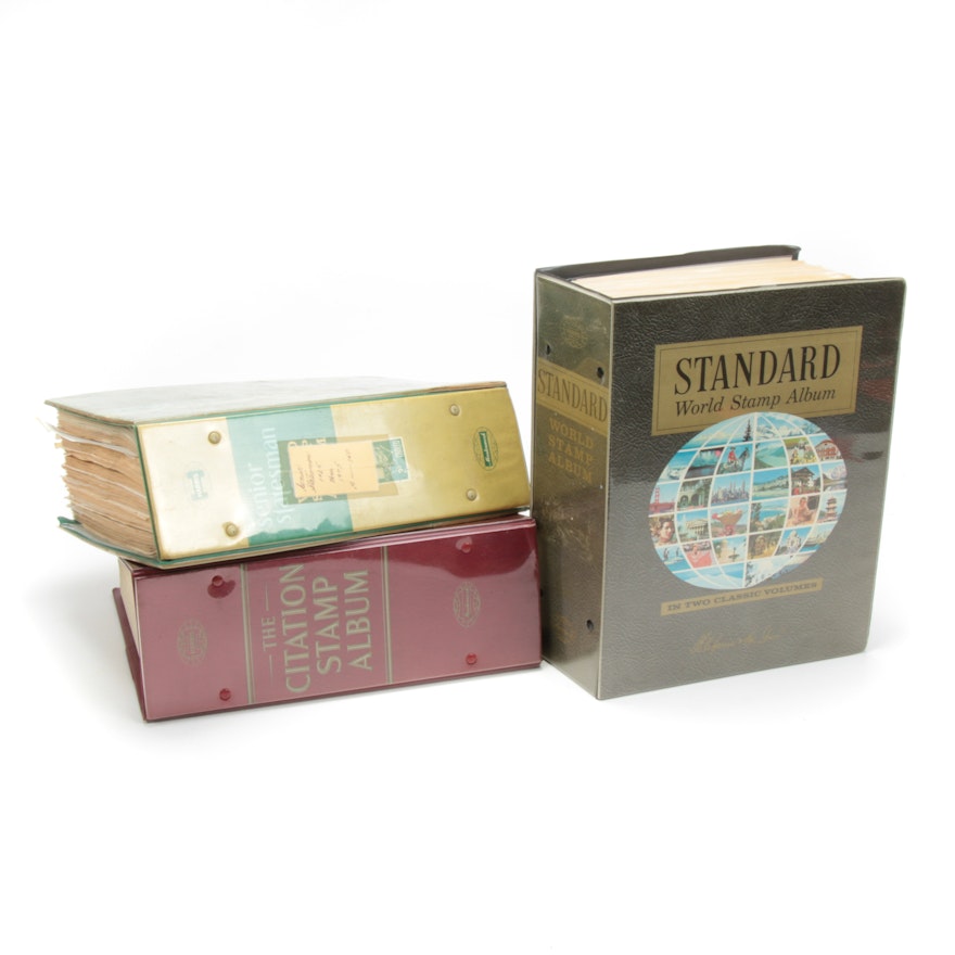 Standard World Stamp, Senior Statesman and Citation Stamp Albums