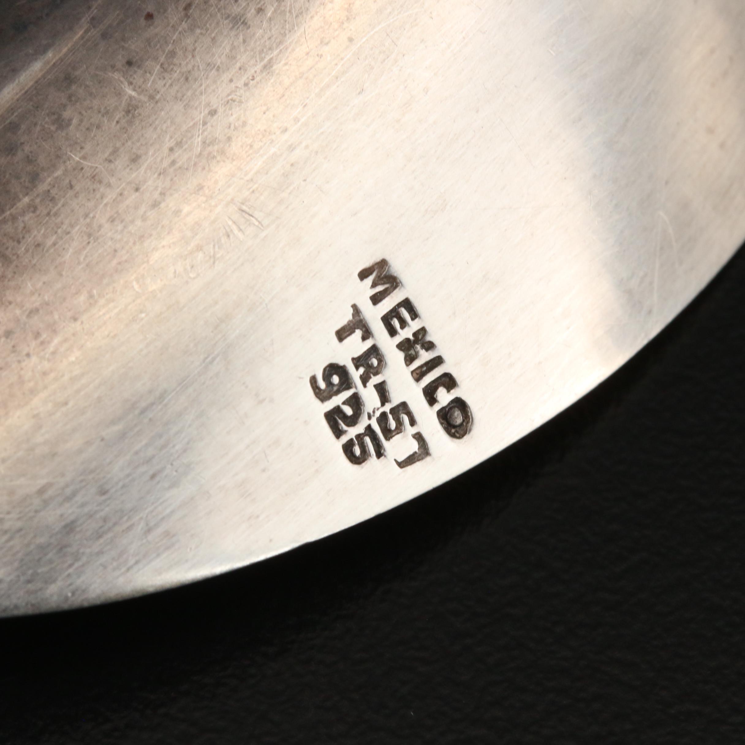 Modern Sterling Converter Pendant on Curb Chain