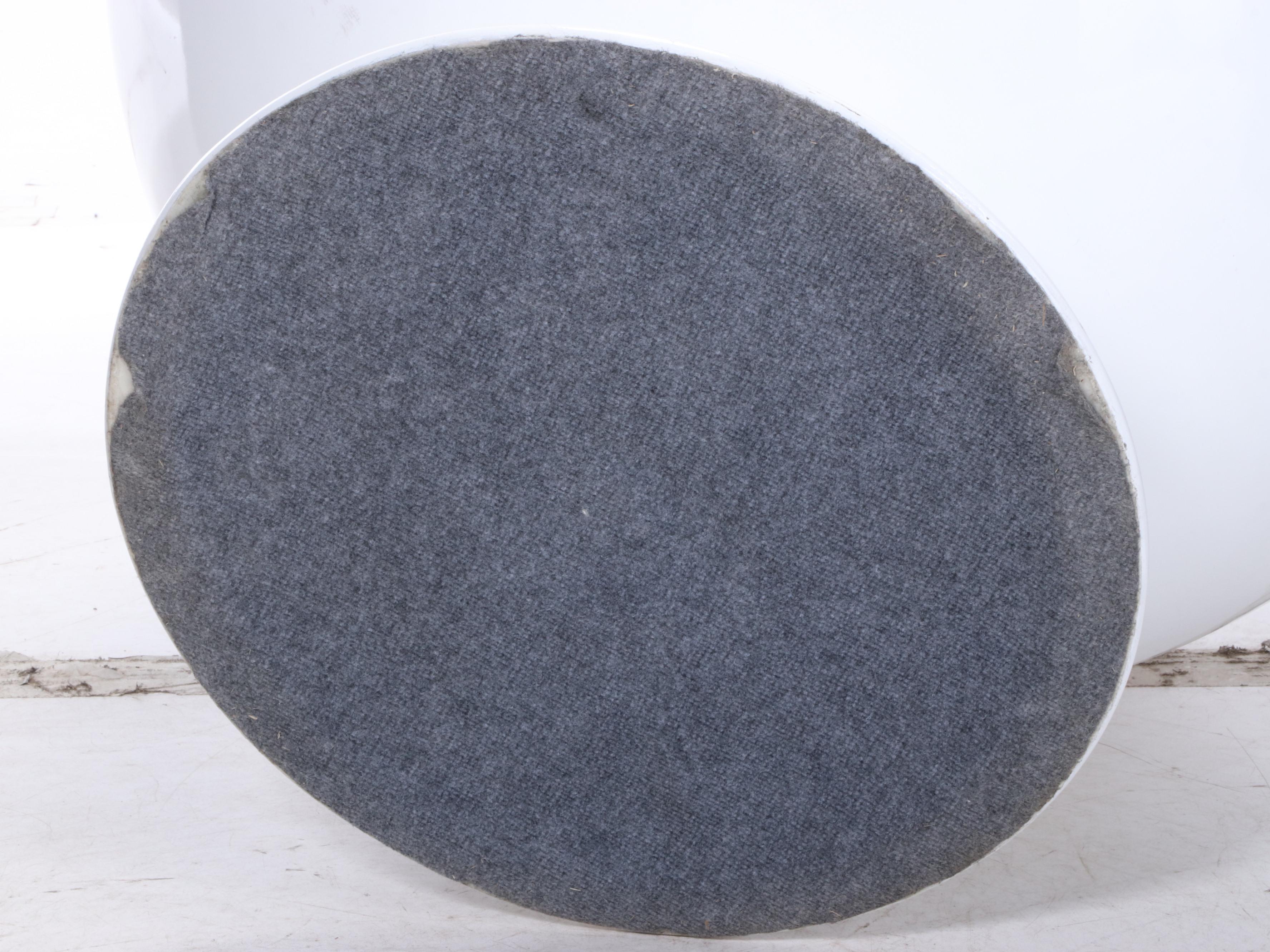 Modernist Style White Fiberglass "Egg" Lounge Chair