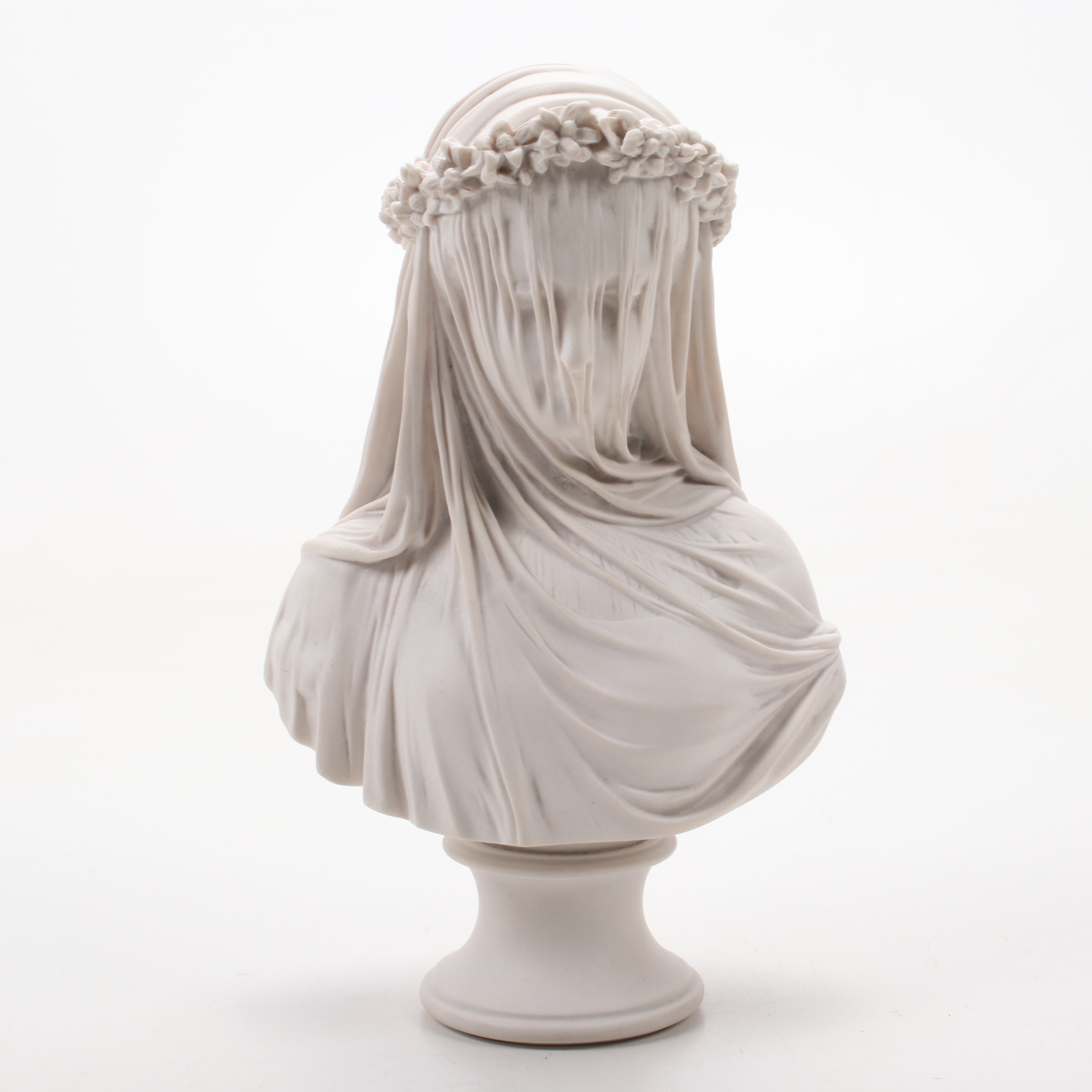 Contemporary Composite Marble Sculpture "The Bride" After Raffaelle Monti
