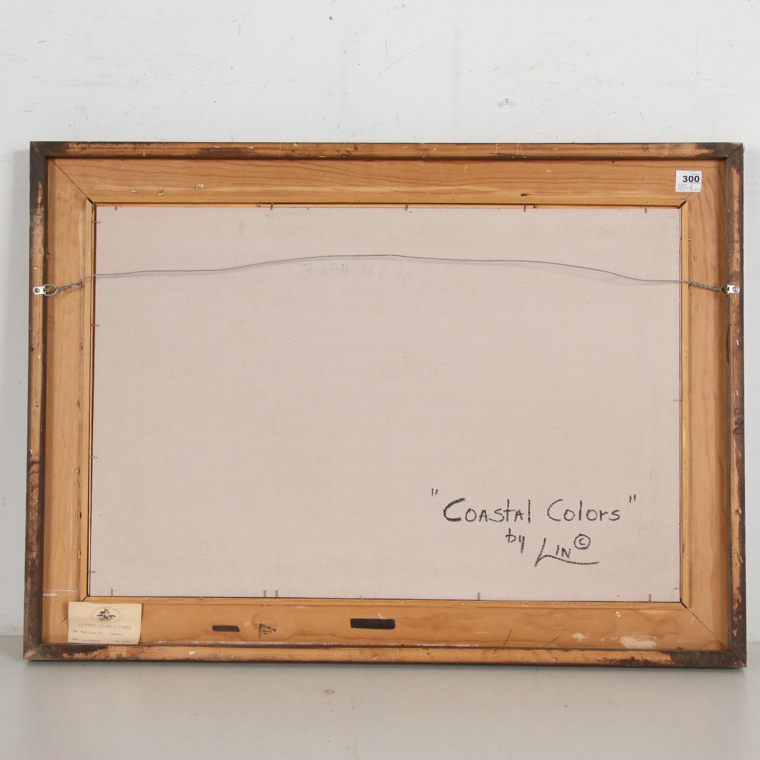 Lin Seslar Oil Painting "Coastal Colors"