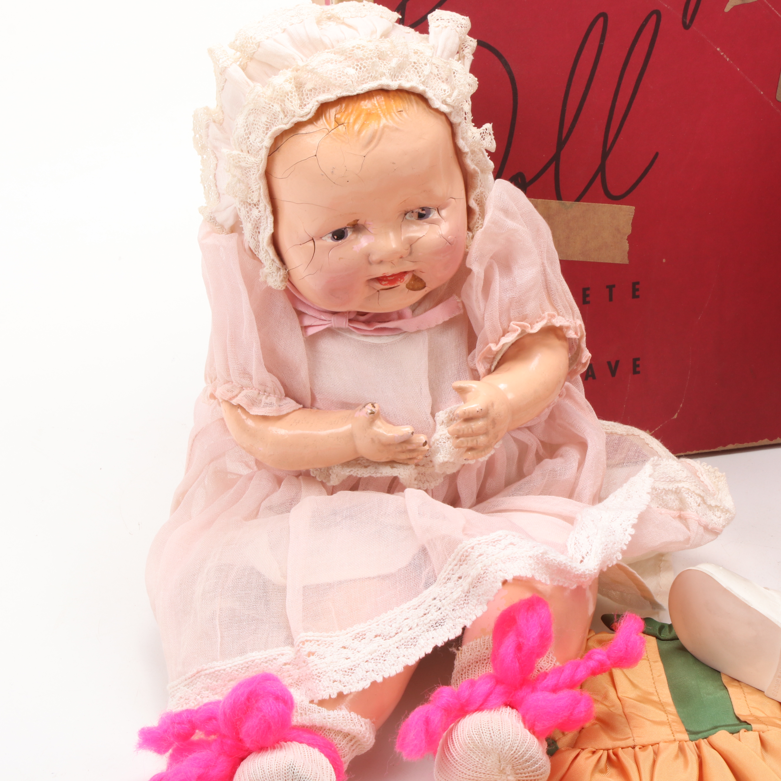 "The Dorothy Doll", Composition Baby Doll and Clothing and Accessories