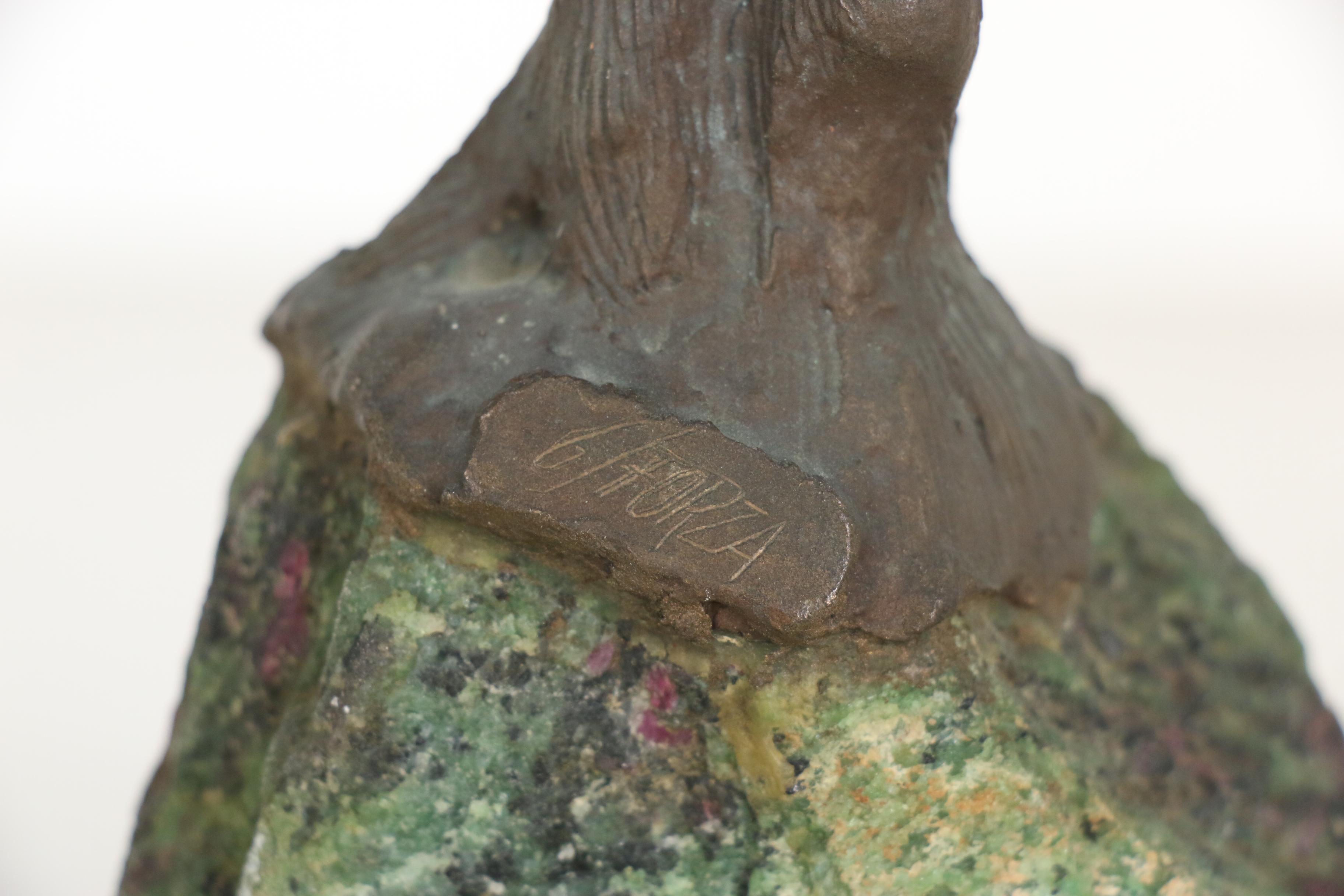 Giulio Sforza Modern Bronze Sculpture of Female Figure