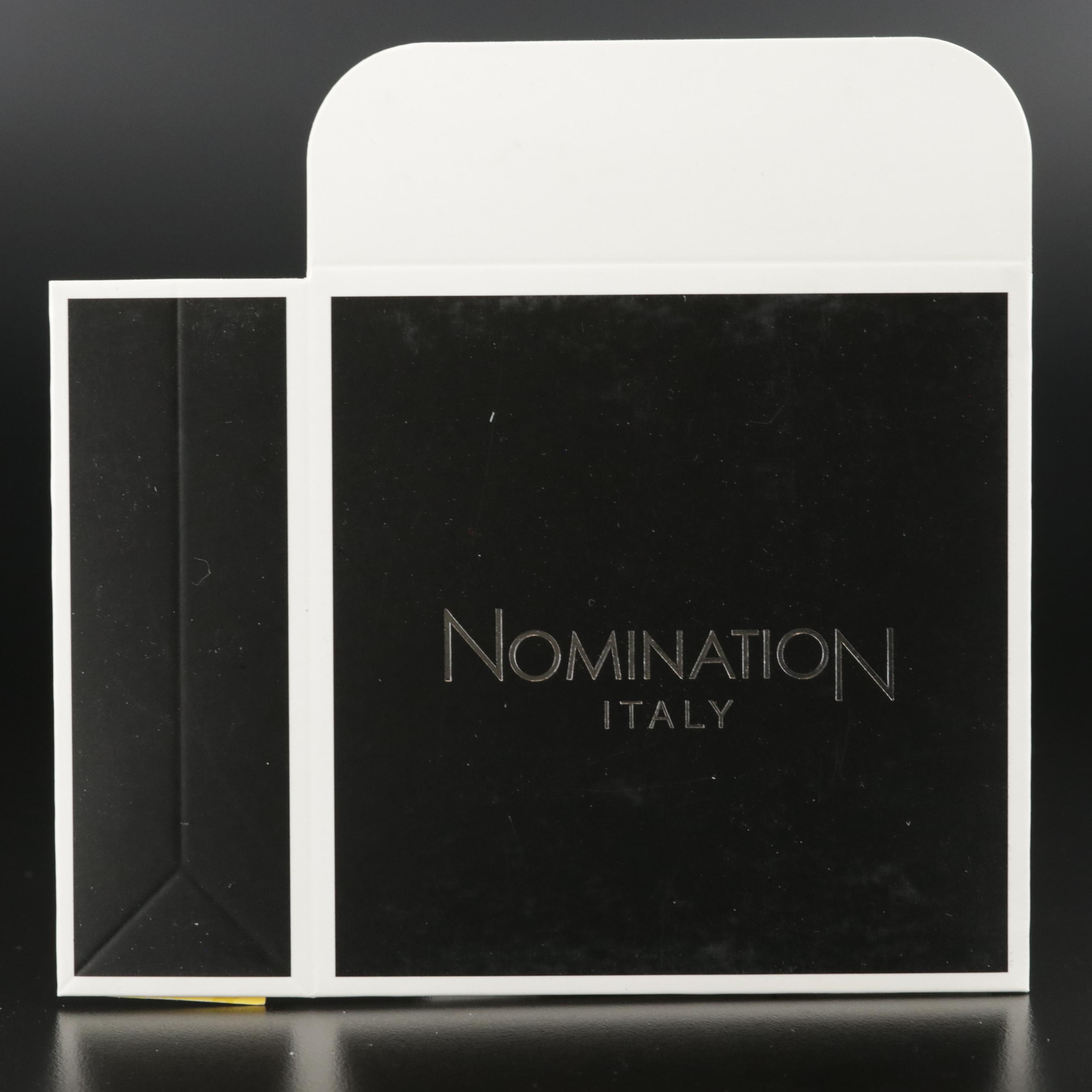 Assortment of Nomination Link Bracelets and Parts Featuring Gemstone Accents